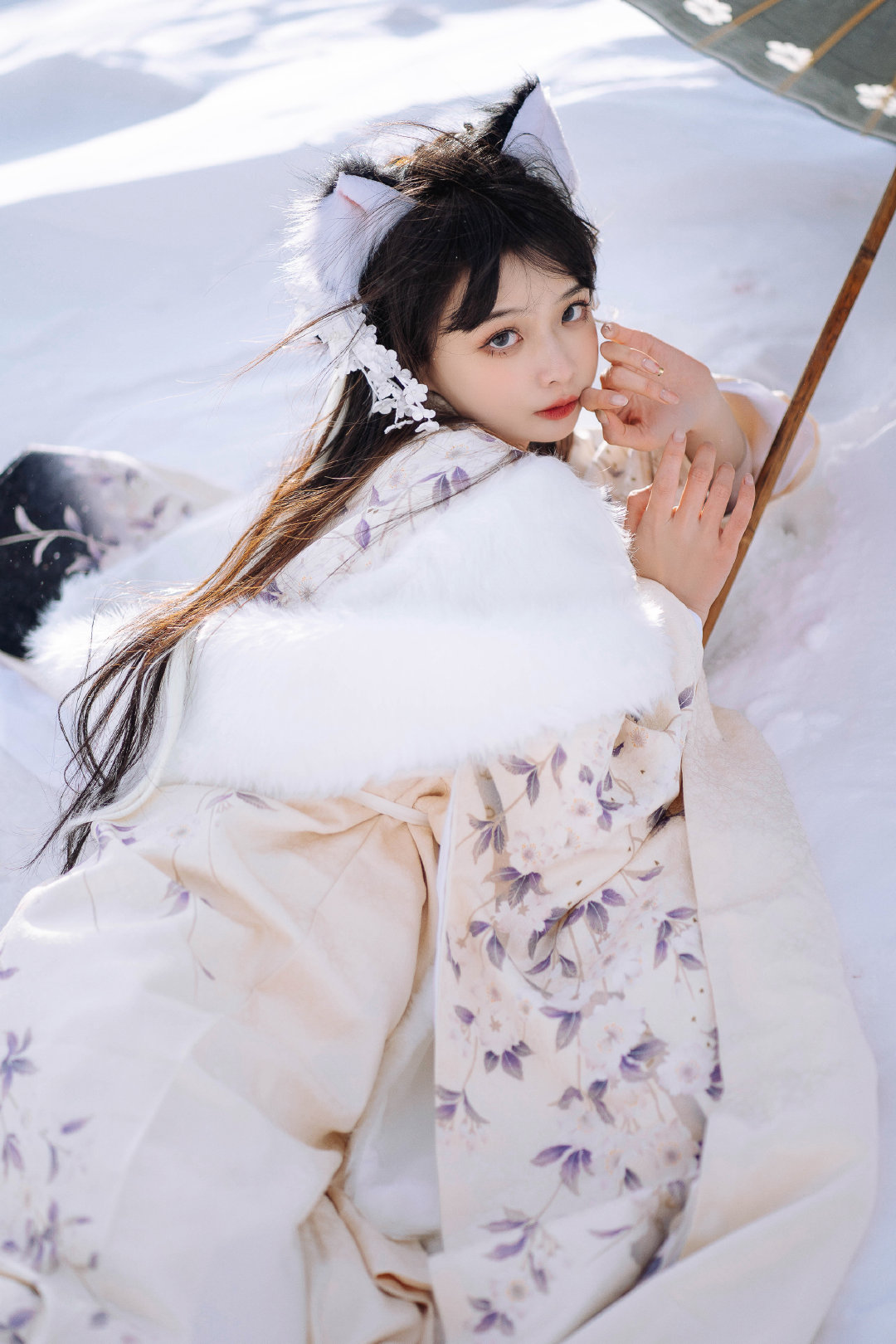 如果你也刚好看到下雪 那就当我们见过面吧@奇迹绣绣 LOLITA-第4张