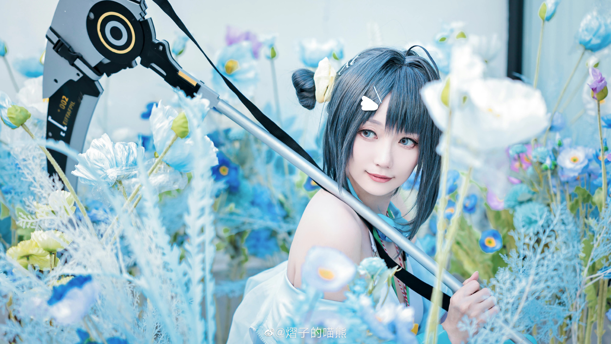 【COS】注意不要滑倒、注意下水前热身、注意动作标准。明日方舟 羽毛笔@熠子的喵熊 COSPLAY-第11张
