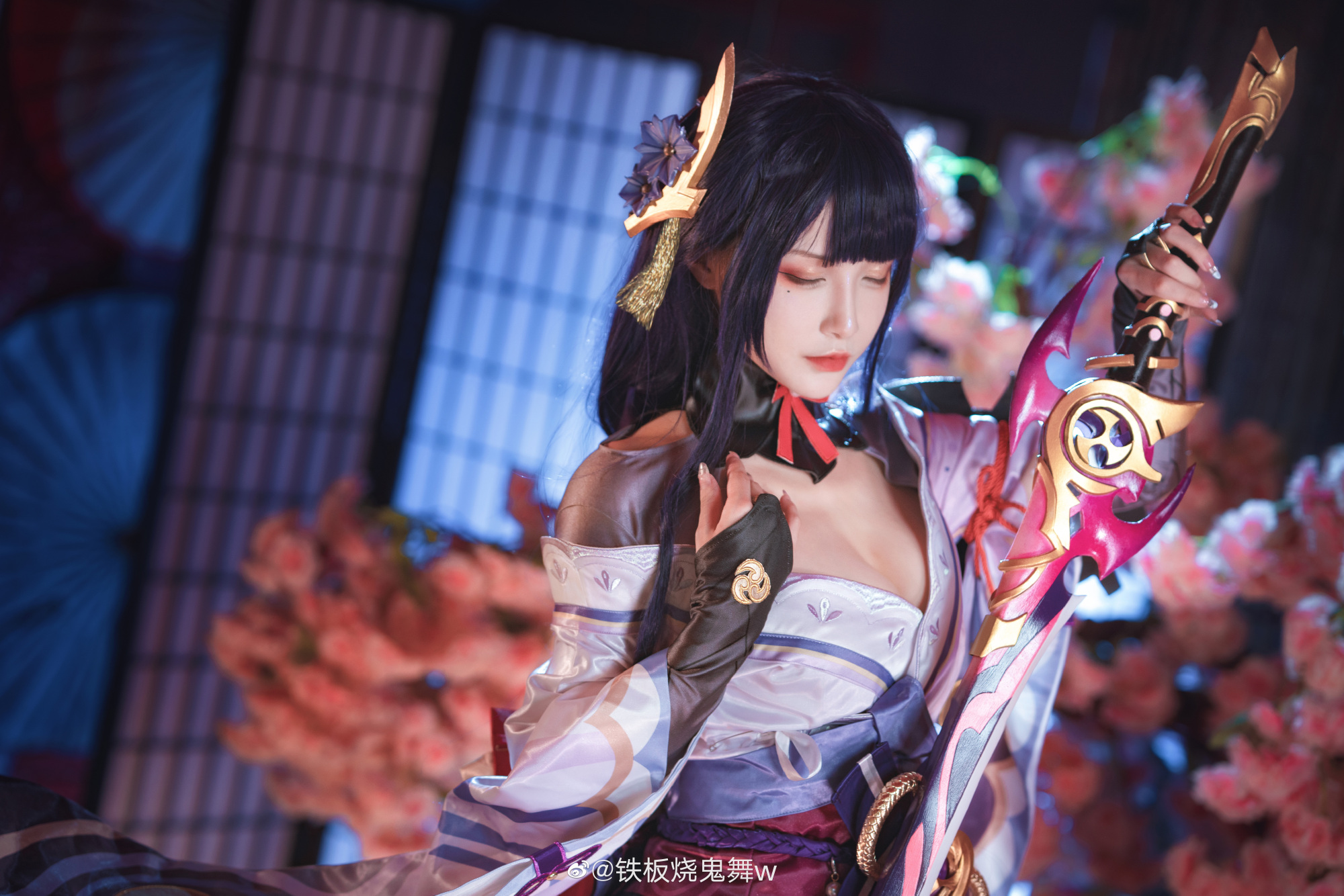 [COS]原神 雷电将军@铁板烧鬼舞w COSPLAY-第10张