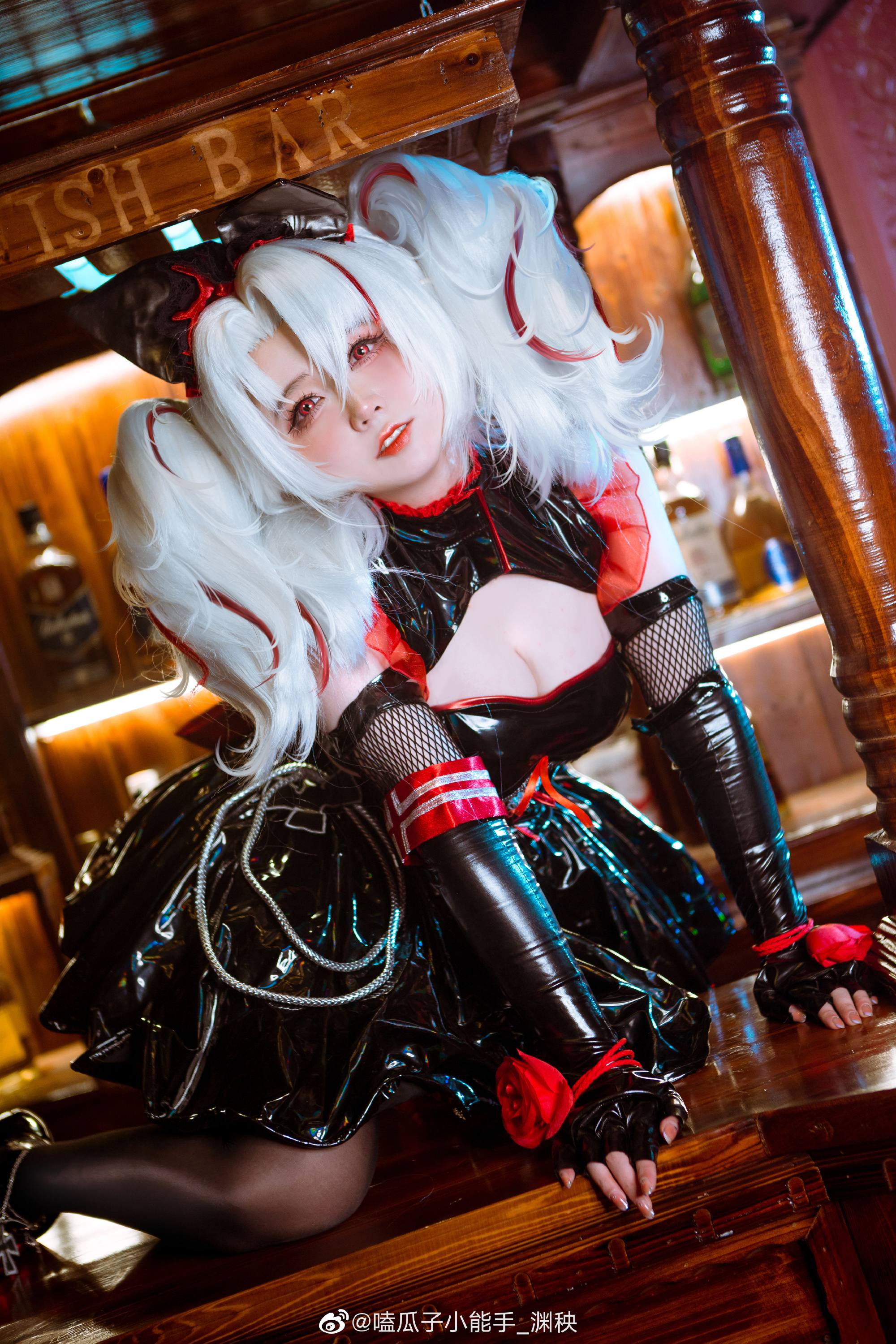 【COS】阿达尔伯特亲王-闭店后的特别时光  碧蓝航线@嗑瓜子小能手_渊秧 COSPLAY-第4张