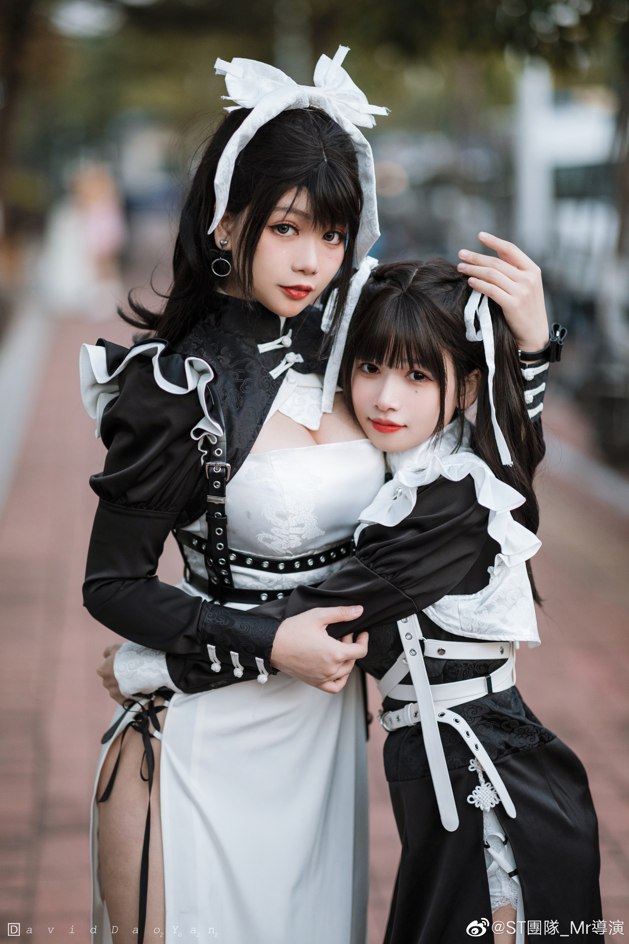 坂内若玲珑双子旗袍@蕾咕噜-Reirei @爻爻owo 摄影-第3张