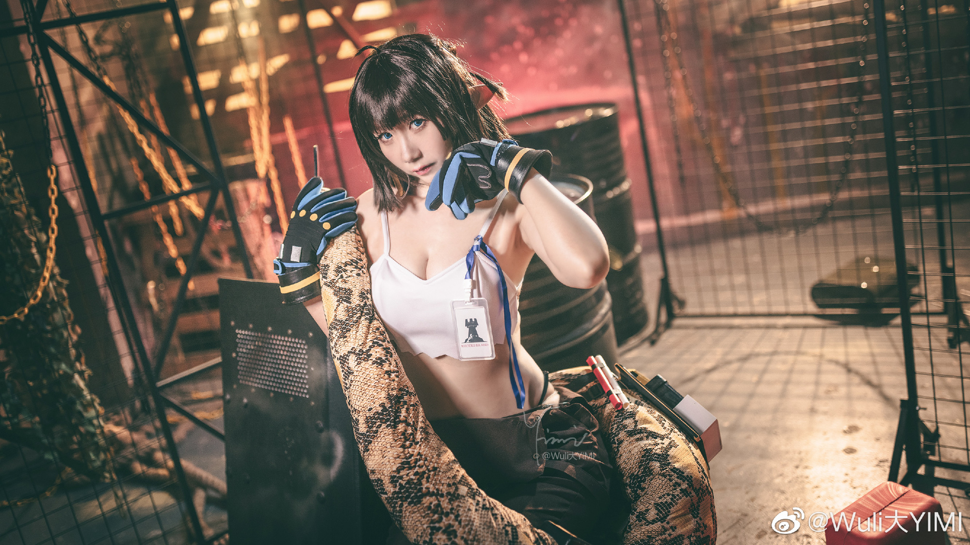【COS】明日方舟 森蚺 熔锻铸匠@Wuli大YIMI COSPLAY-第7张