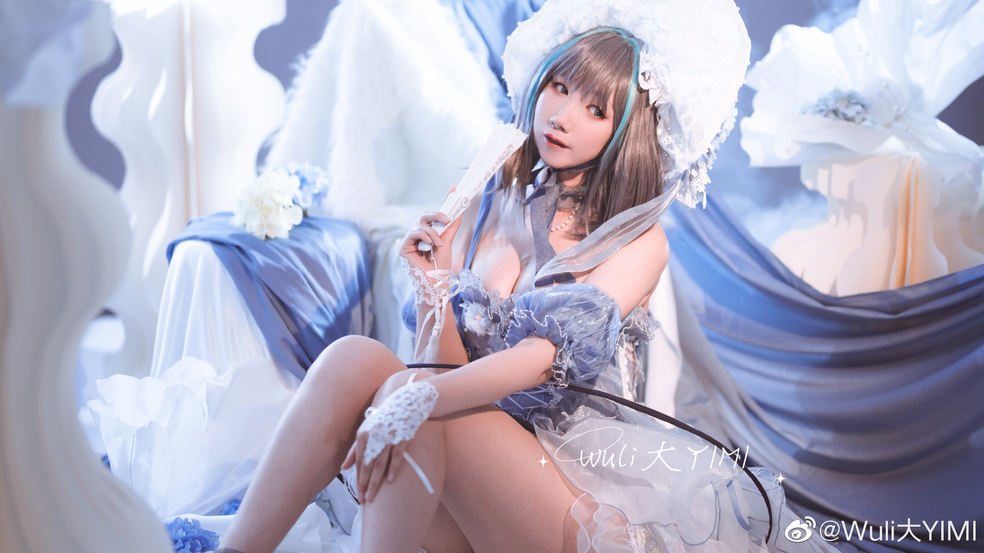 【COS】碧蓝航线 柴郡 冰雪公主@Wuli大YIMI COSPLAY-第14张