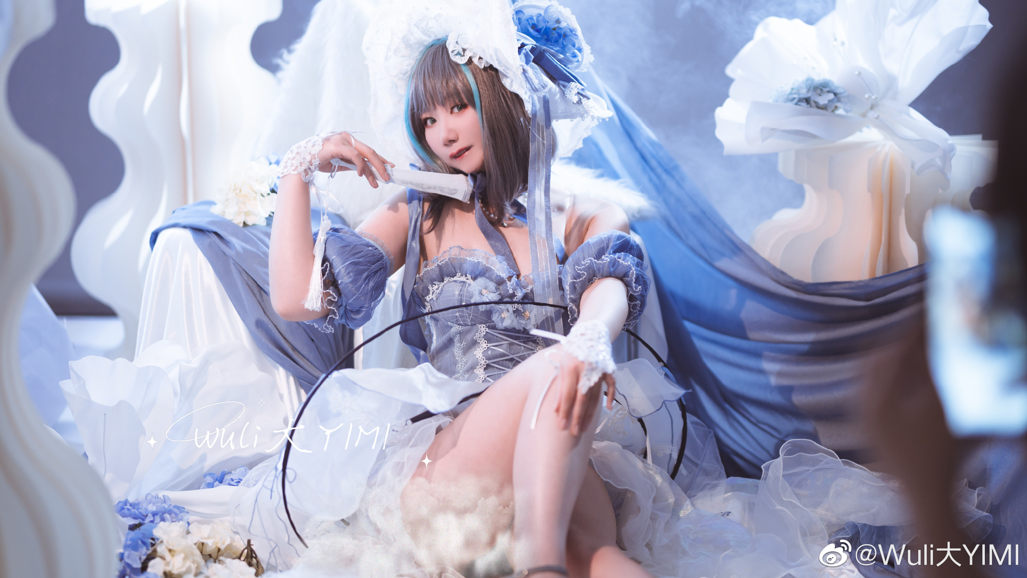 【COS】碧蓝航线 柴郡 冰雪公主@Wuli大YIMI COSPLAY-第15张