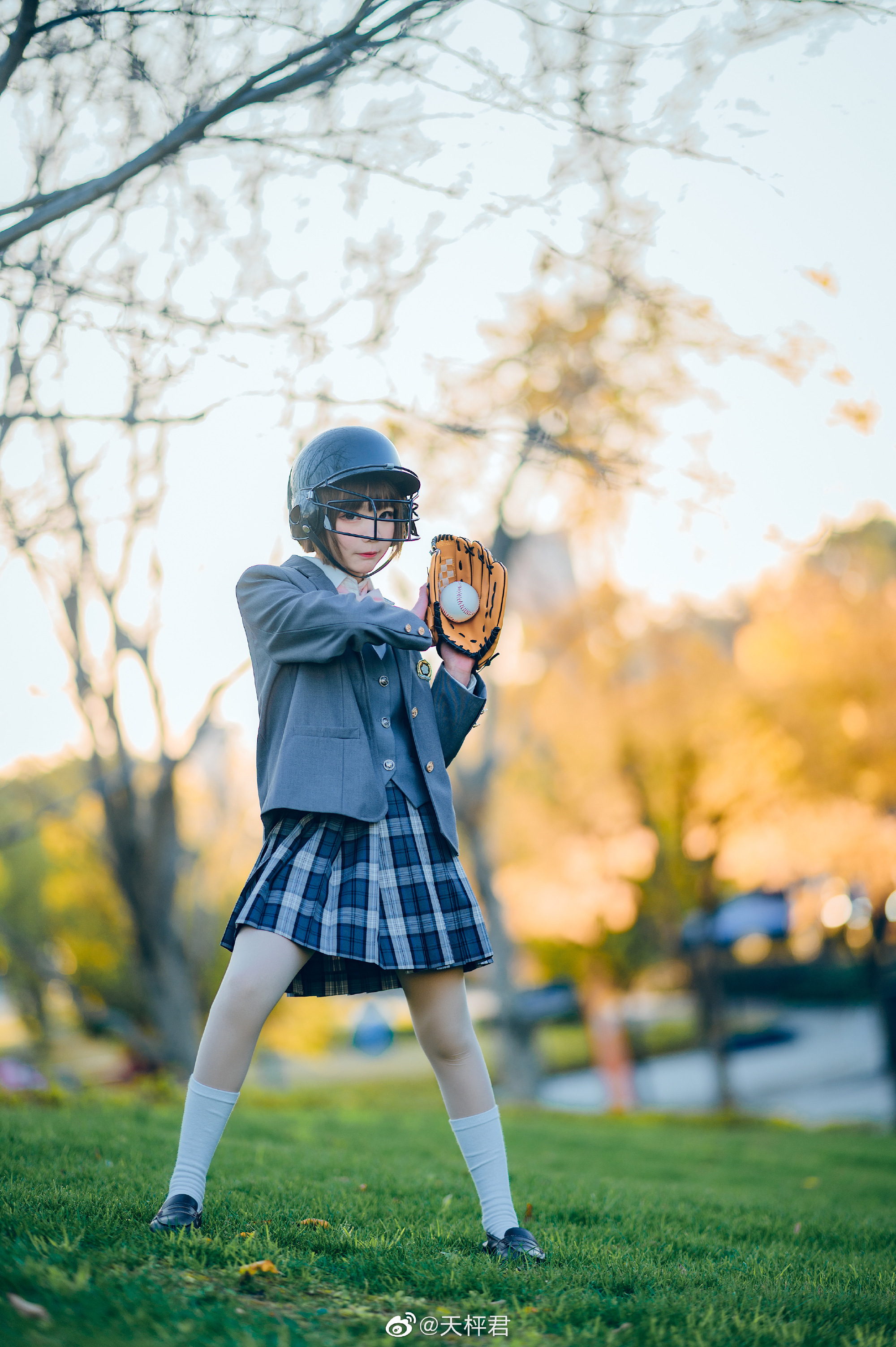 那么… 要一起逃学去练习棒球吗？@铁打萌萌_moi JK-第9张