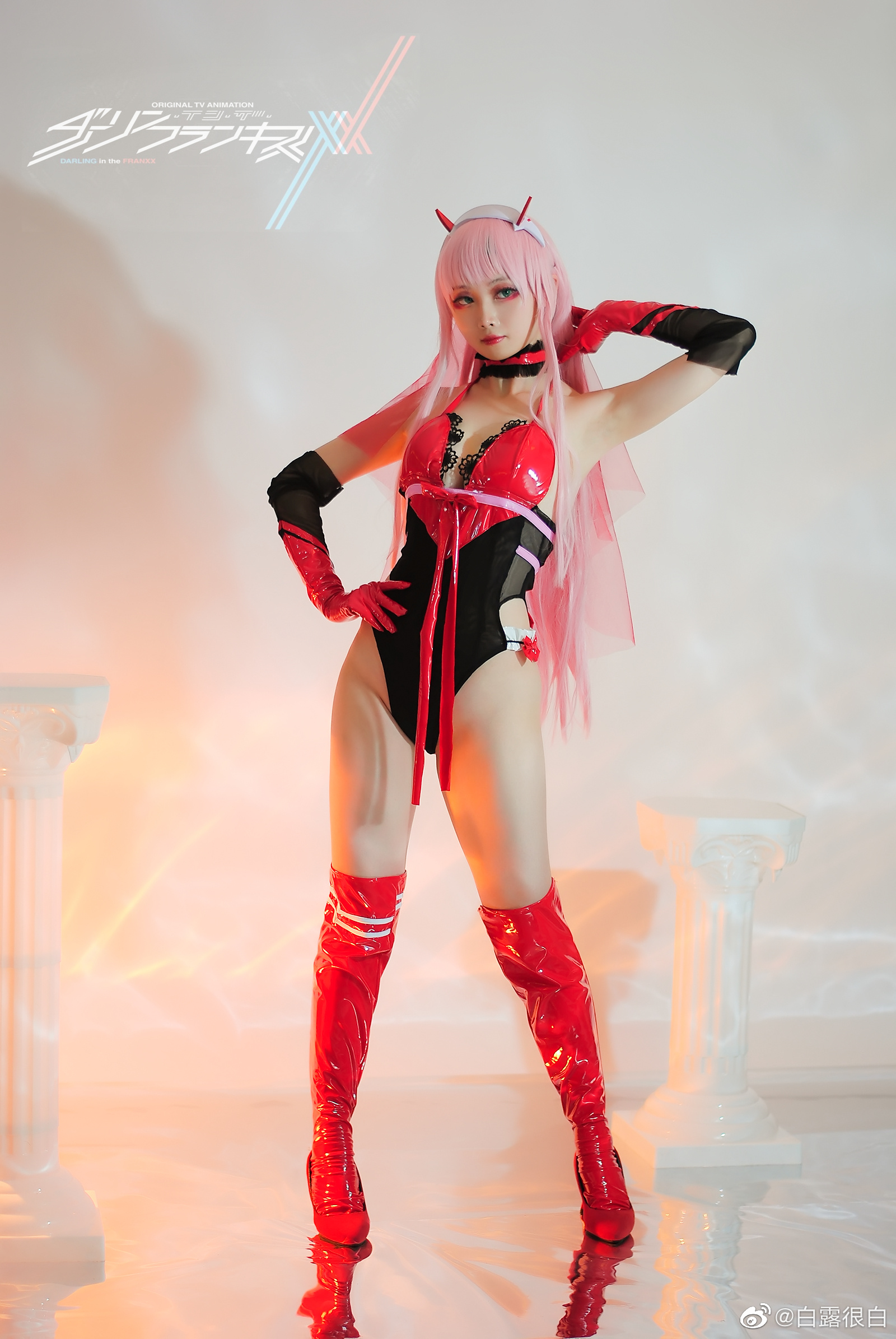 【COS】darlinginthefranxx 02同人花嫁@白露很白 COSPLAY-第2张
