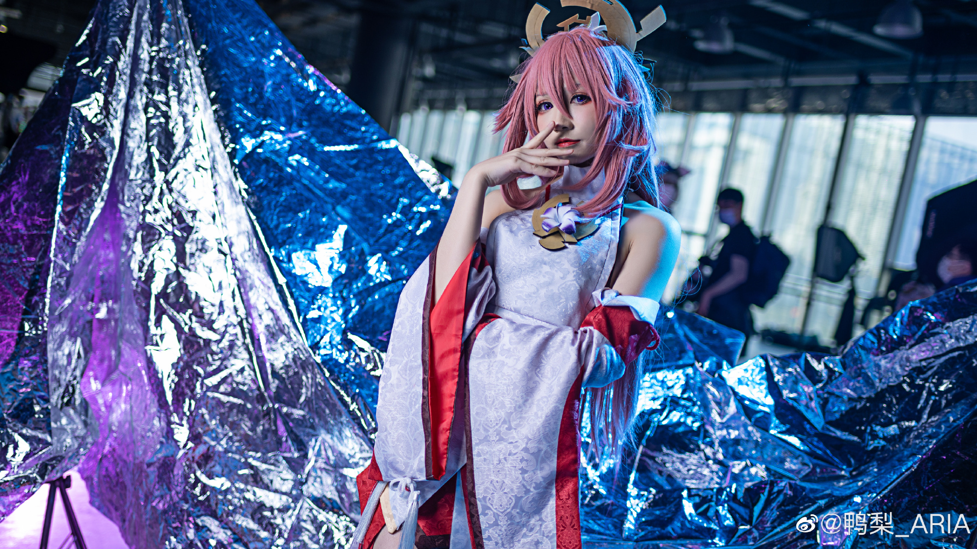 『屑狐狸?』 原神 八重神子@coser衣衣 @桃濑衣衣呀 COSPLAY-第3张