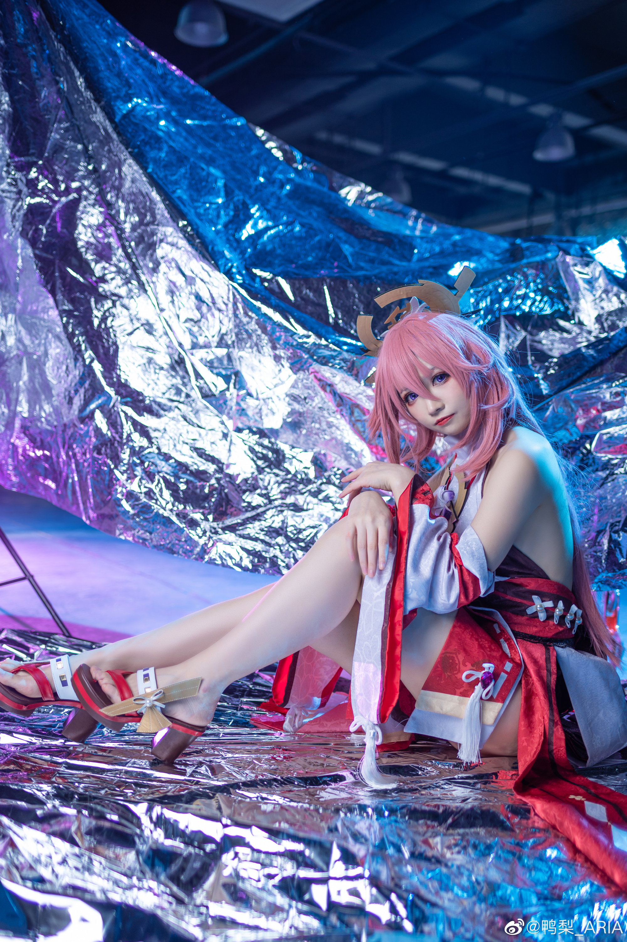 『屑狐狸?』 原神 八重神子@coser衣衣 @桃濑衣衣呀 COSPLAY-第6张