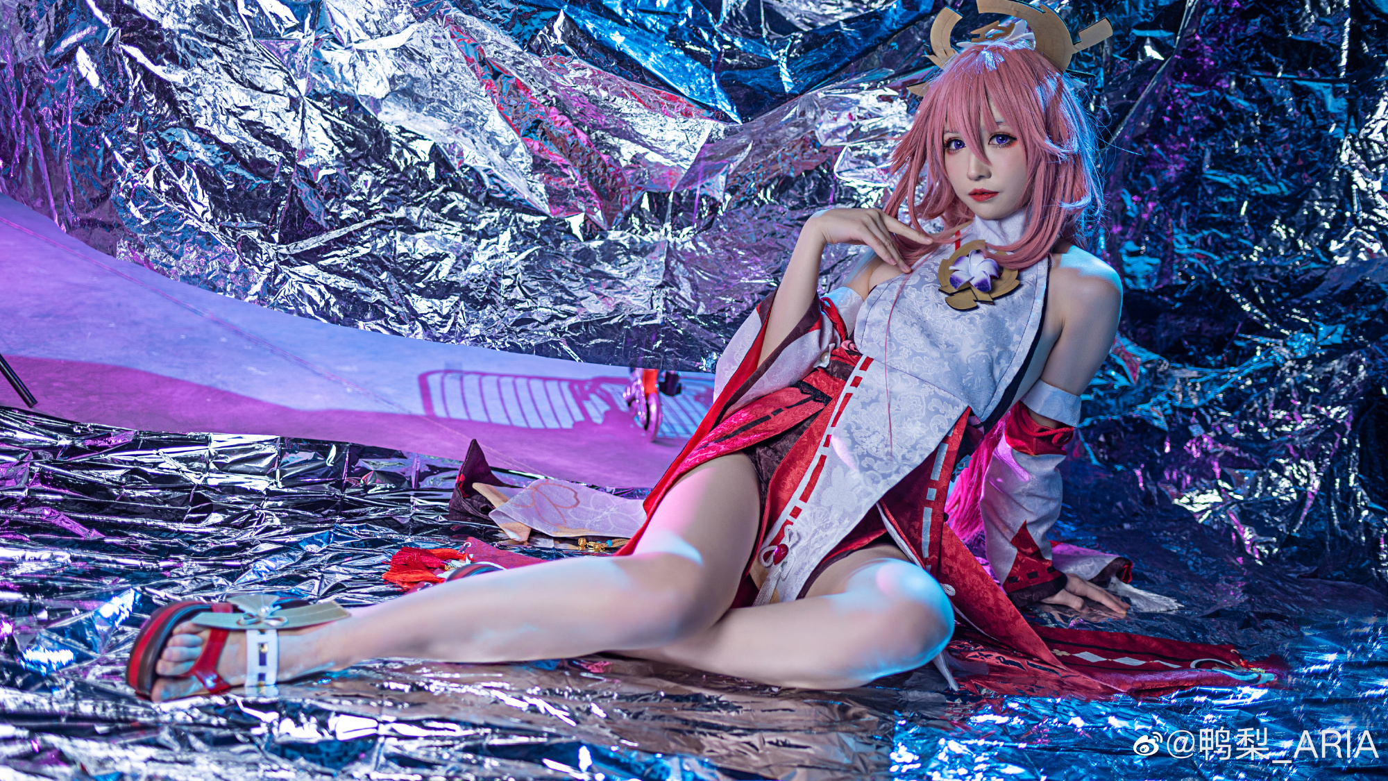 『屑狐狸?』 原神 八重神子@coser衣衣 @桃濑衣衣呀 COSPLAY-第8张