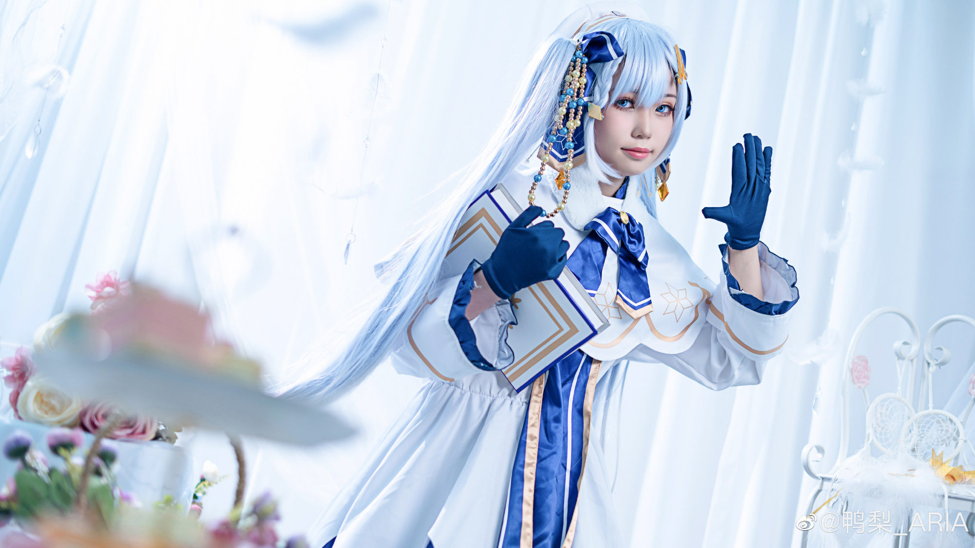 [COS]雪ミク 初音未来 miku@玫玖0v0 COSPLAY-第8张