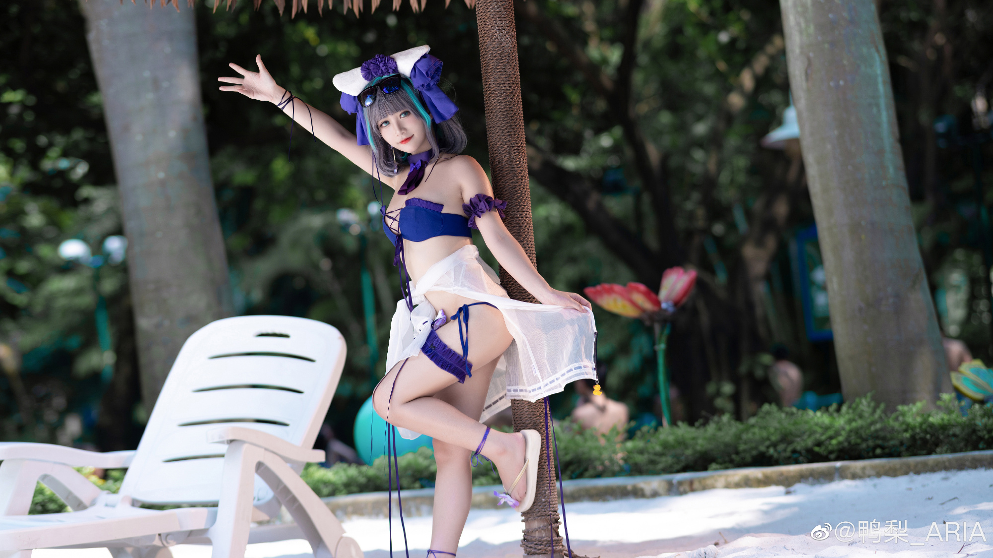 【COS】好，那么就开始今天甜蜜的海滩约会吧！碧蓝航线 柴郡猫cos@Month-月一 COSPLAY-第8张