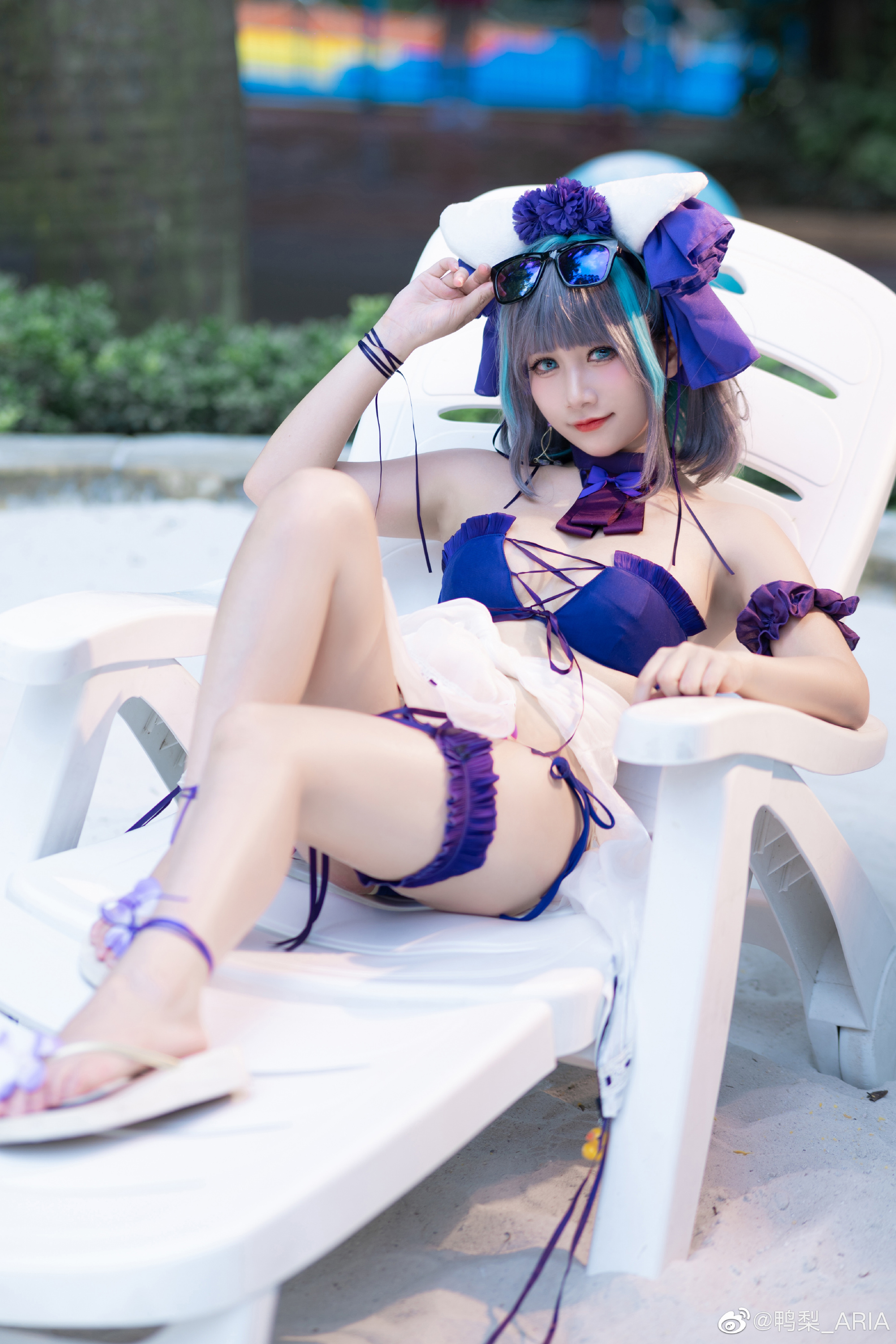 【COS】好，那么就开始今天甜蜜的海滩约会吧！碧蓝航线 柴郡猫cos@Month-月一 COSPLAY-第11张