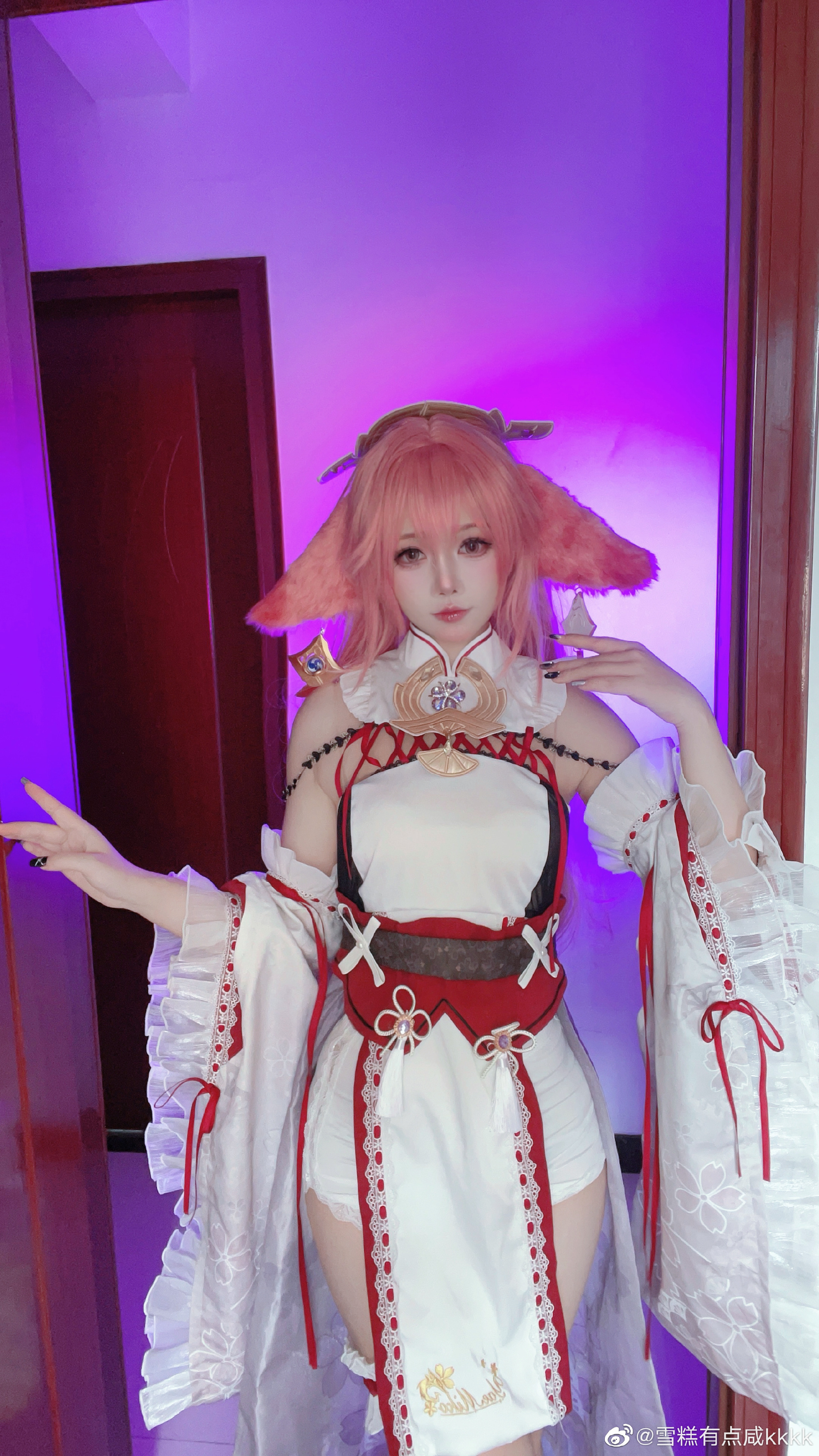 失踪人口回归～ 原神 八重神子@雪糕有点咸kkkk COSPLAY-第5张