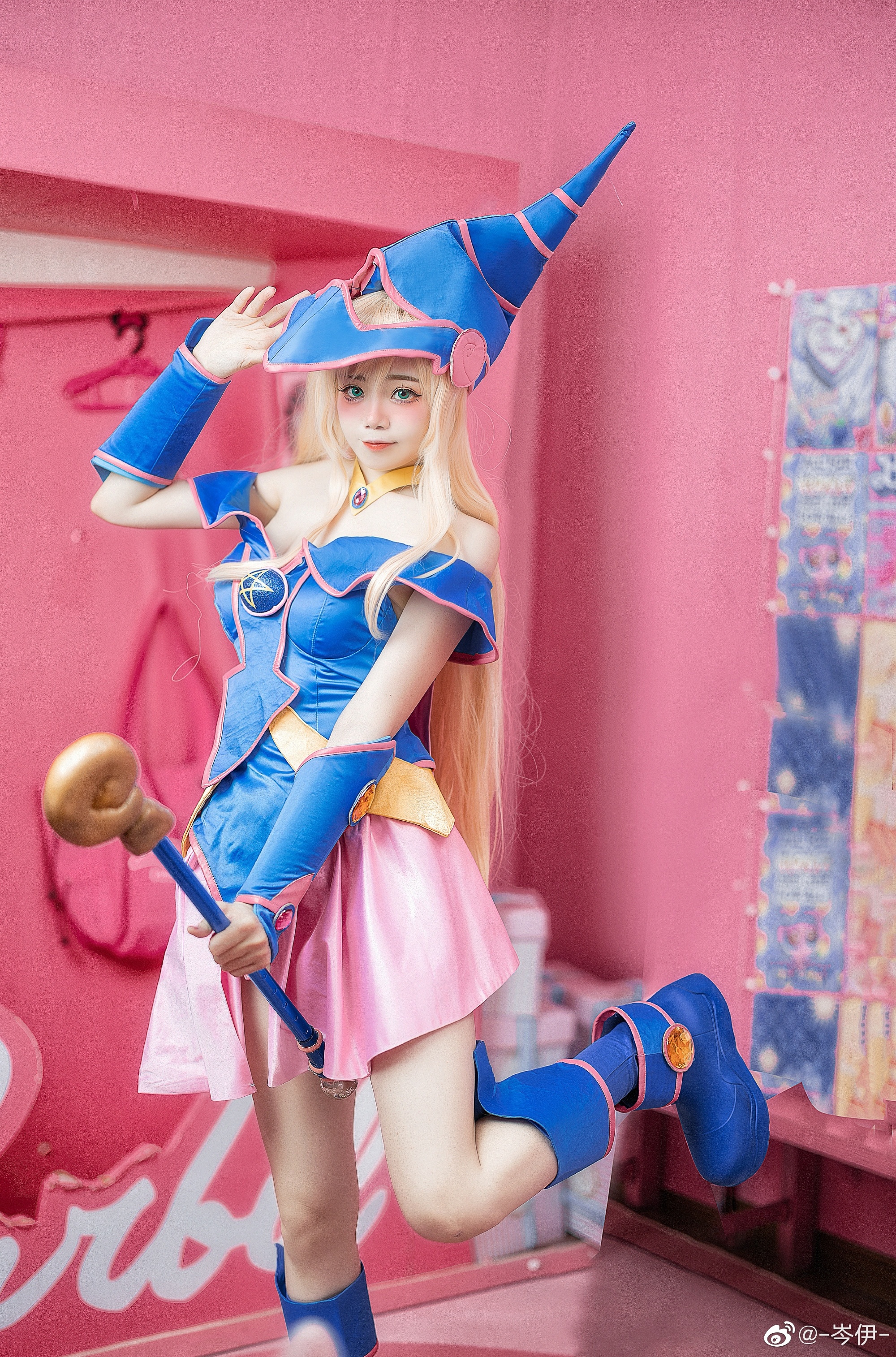 【COS正片】是你的童年女神嘛！ 游戏王–黑魔导女孩cos正片@-岑伊- COSPLAY-第7张