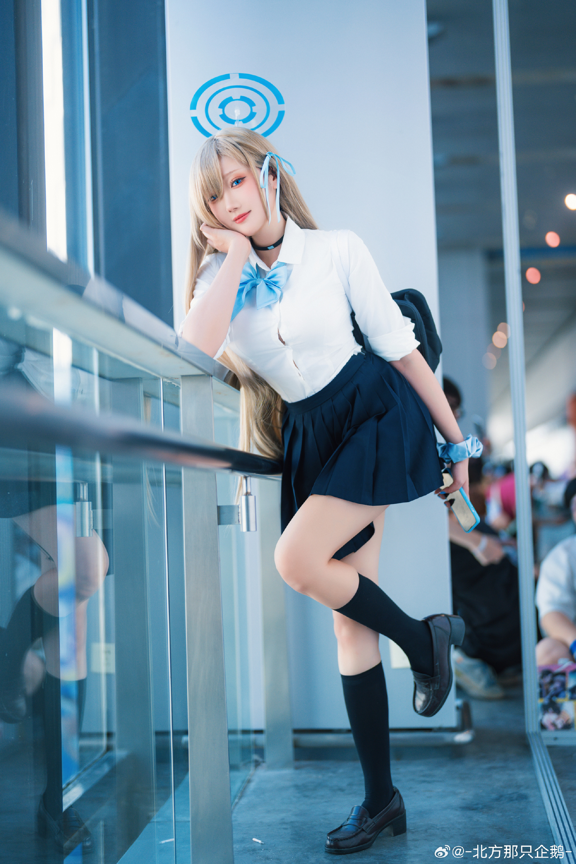 碧蓝档案 一之濑明日奈 校服ver.@瓜希酱 COSPLAY-第9张