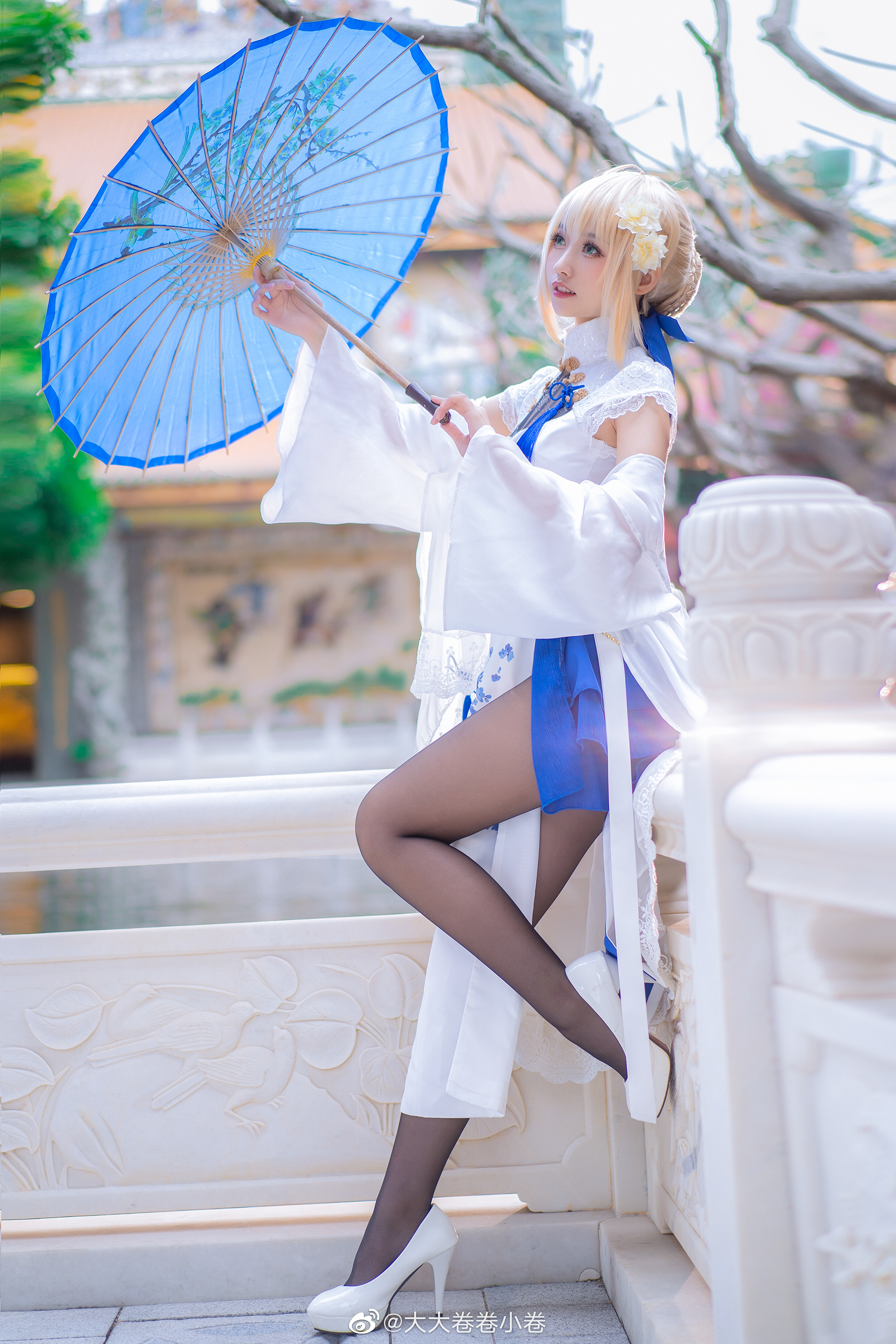 fgo saber旗袍@大大卷卷小卷 COSPLAY-第5张