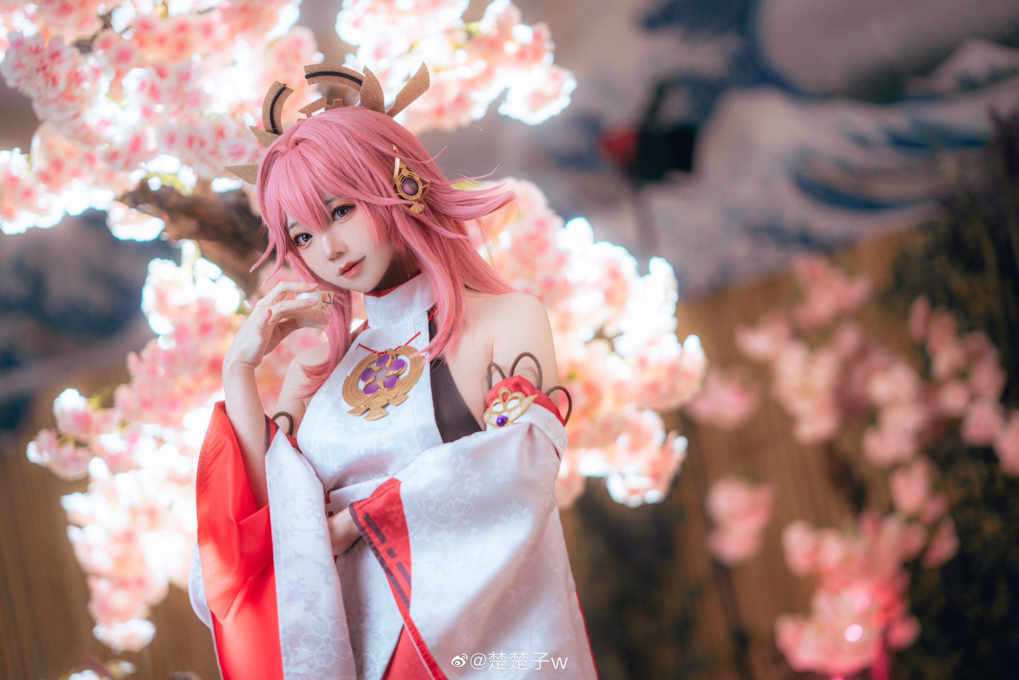 人类很有趣，所以我才如此喜欢人类。 原神 八重神子@楚楚子w COSPLAY-第16张