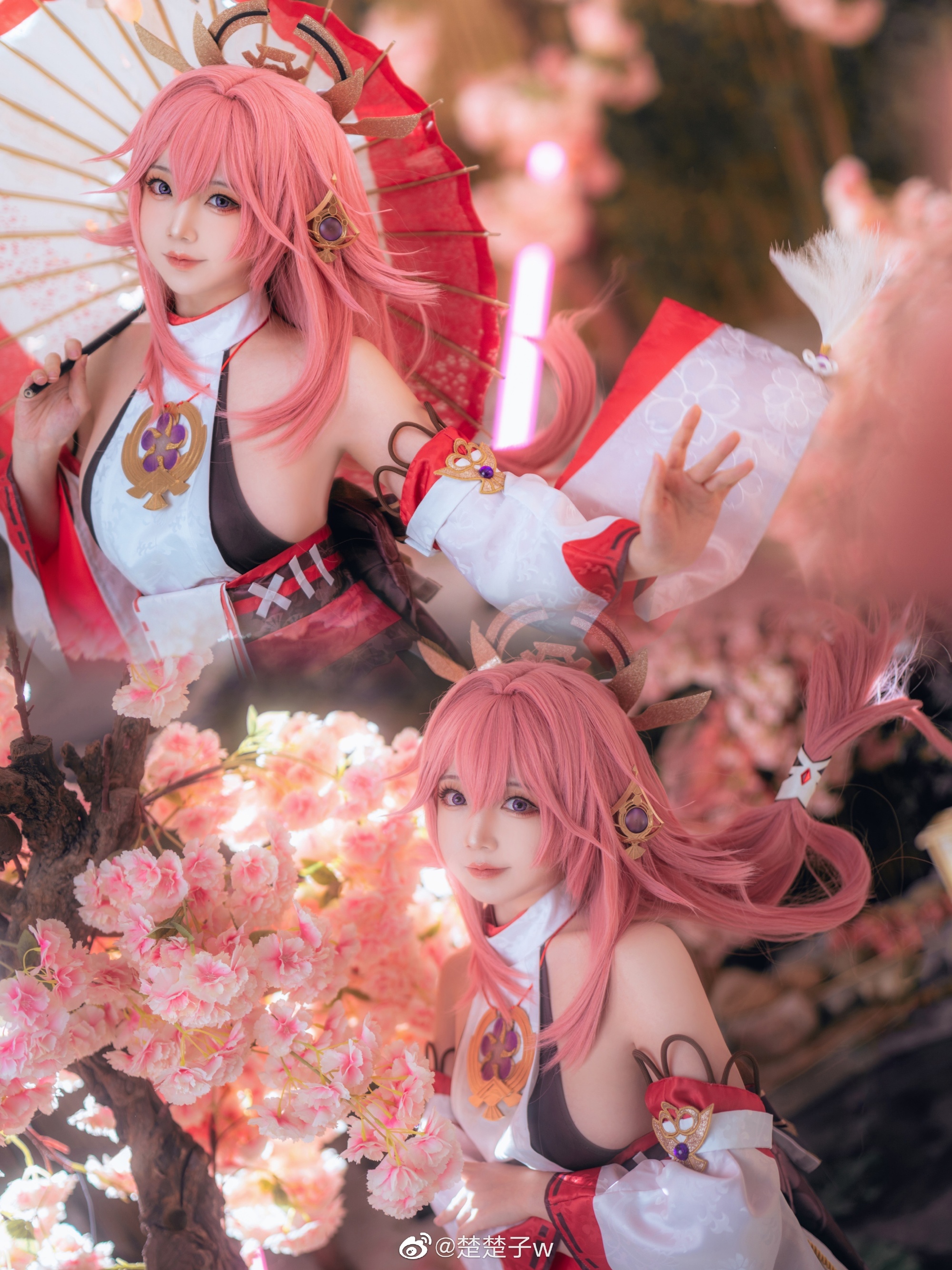 人类很有趣，所以我才如此喜欢人类。 原神 八重神子@楚楚子w COSPLAY-第7张