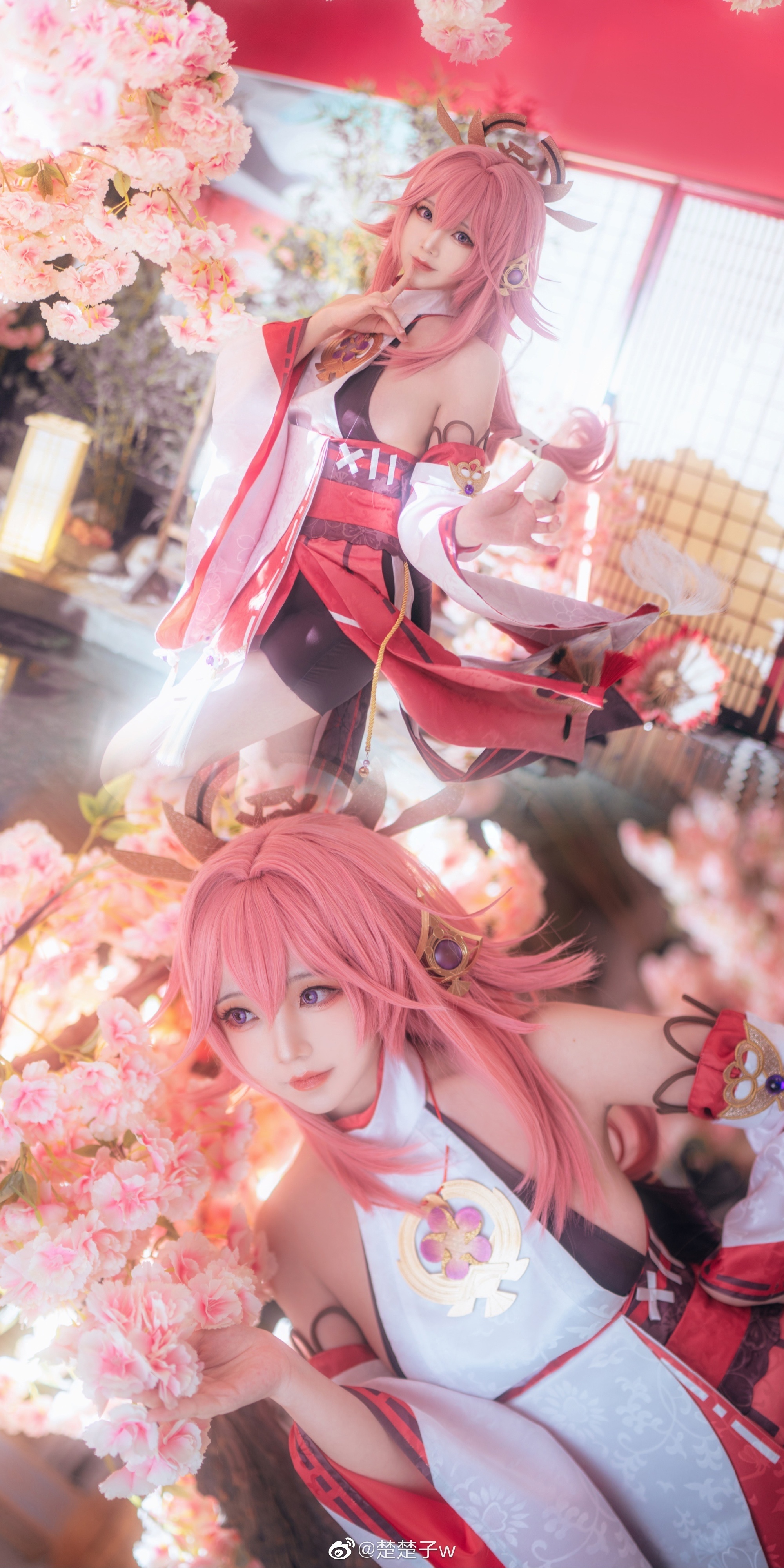 人类很有趣，所以我才如此喜欢人类。 原神 八重神子@楚楚子w COSPLAY-第6张