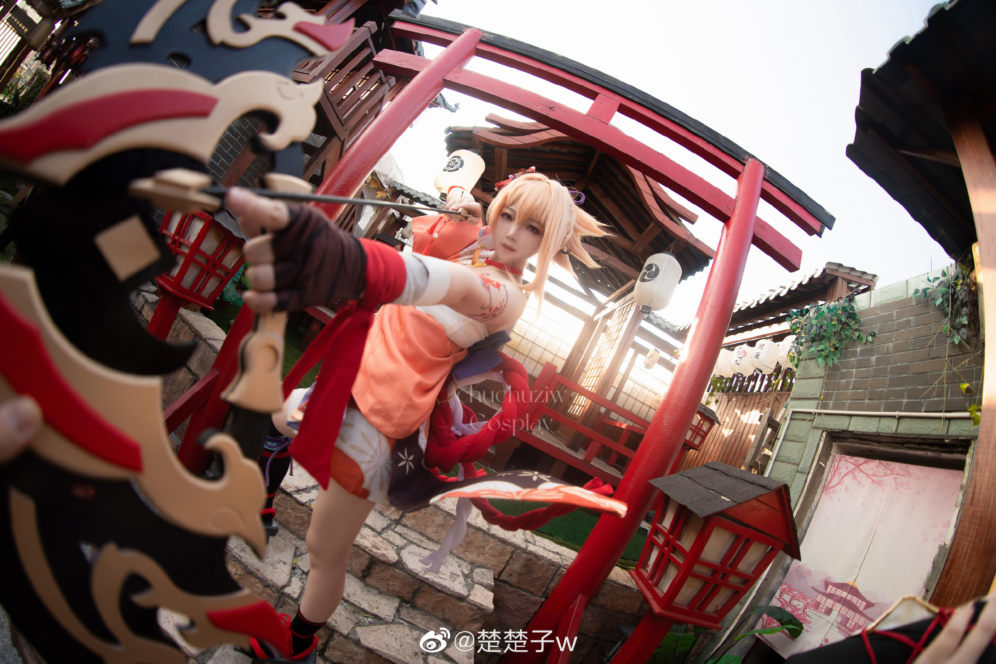 【COS】烟花易逝，人情长存。原神 宵宫@楚楚子w COSPLAY-第3张