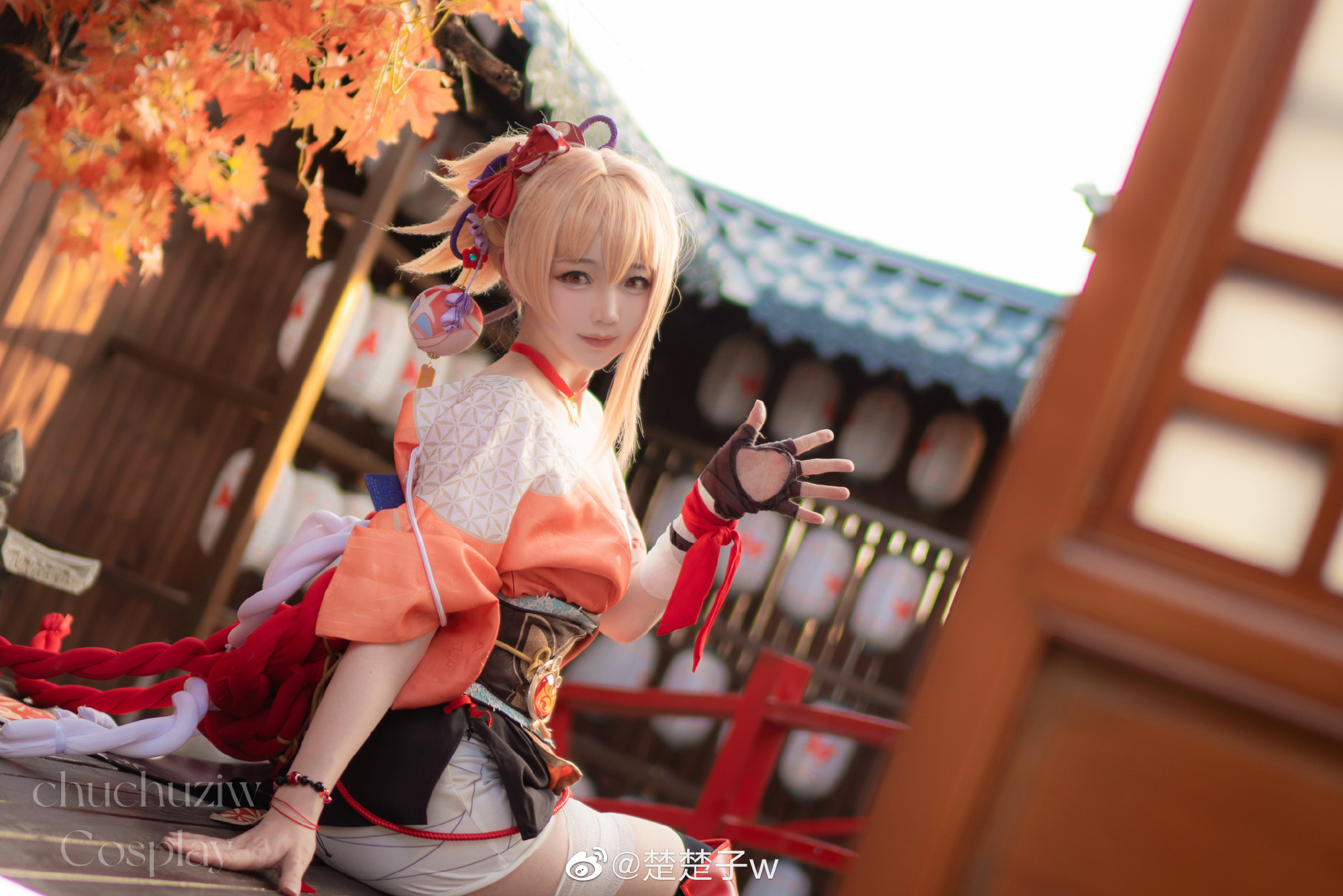 【COS】烟花易逝，人情长存。原神 宵宫@楚楚子w COSPLAY-第7张