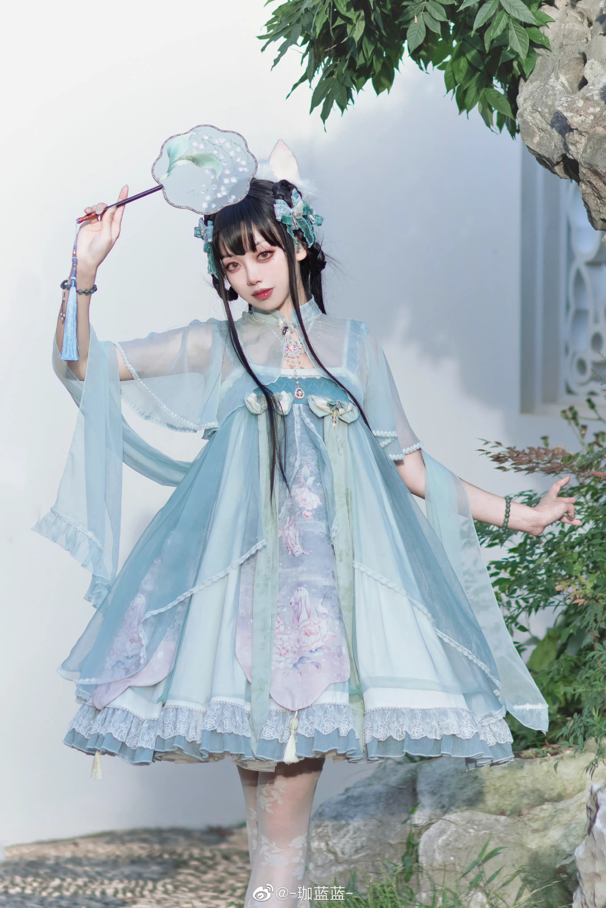 图片[1]-lolita装扮 江南可采莲～下一句是什么来着？@-珈蓝蓝--米哈社