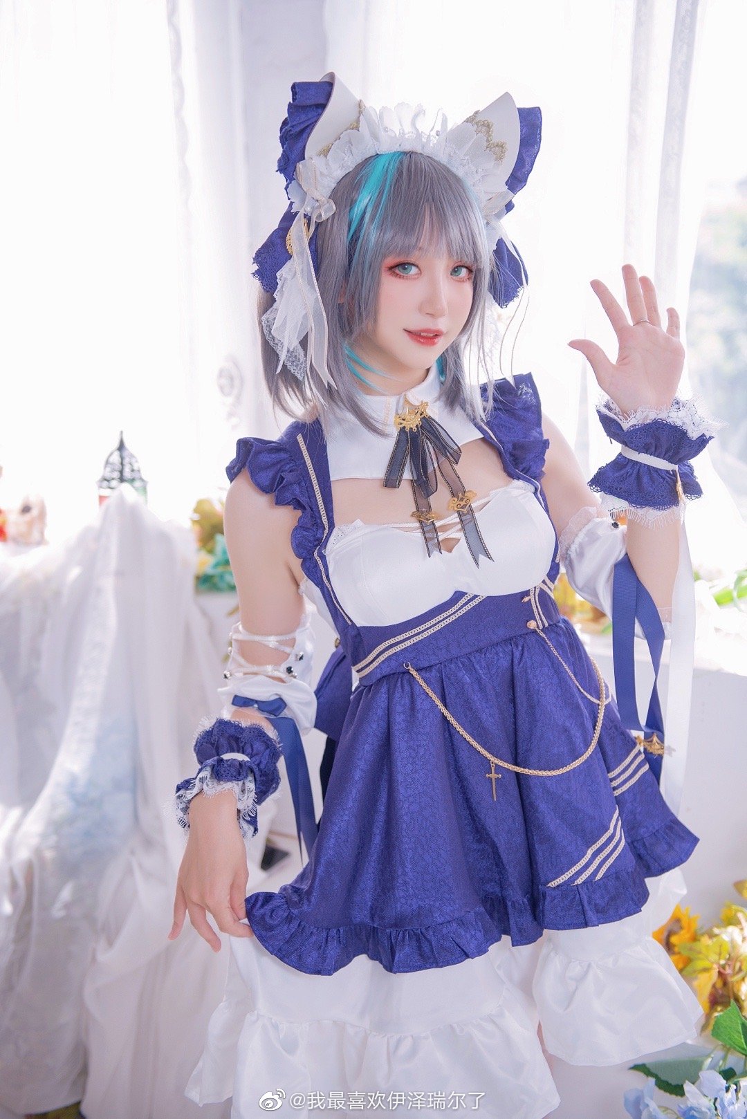 【COS正片】亲~爱~的~！ 碧蓝航线 柴郡cos@我最喜欢伊泽瑞尔了 COSPLAY-第4张