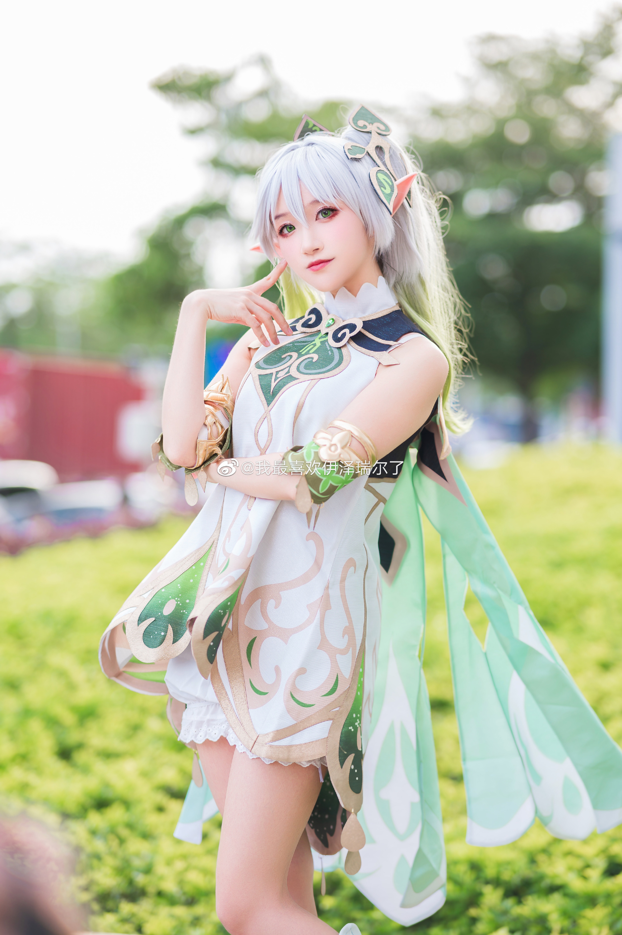 ☘️我叫…纳西妲哦～☘️  原神@我最喜欢伊泽瑞尔了 COSPLAY-第4张