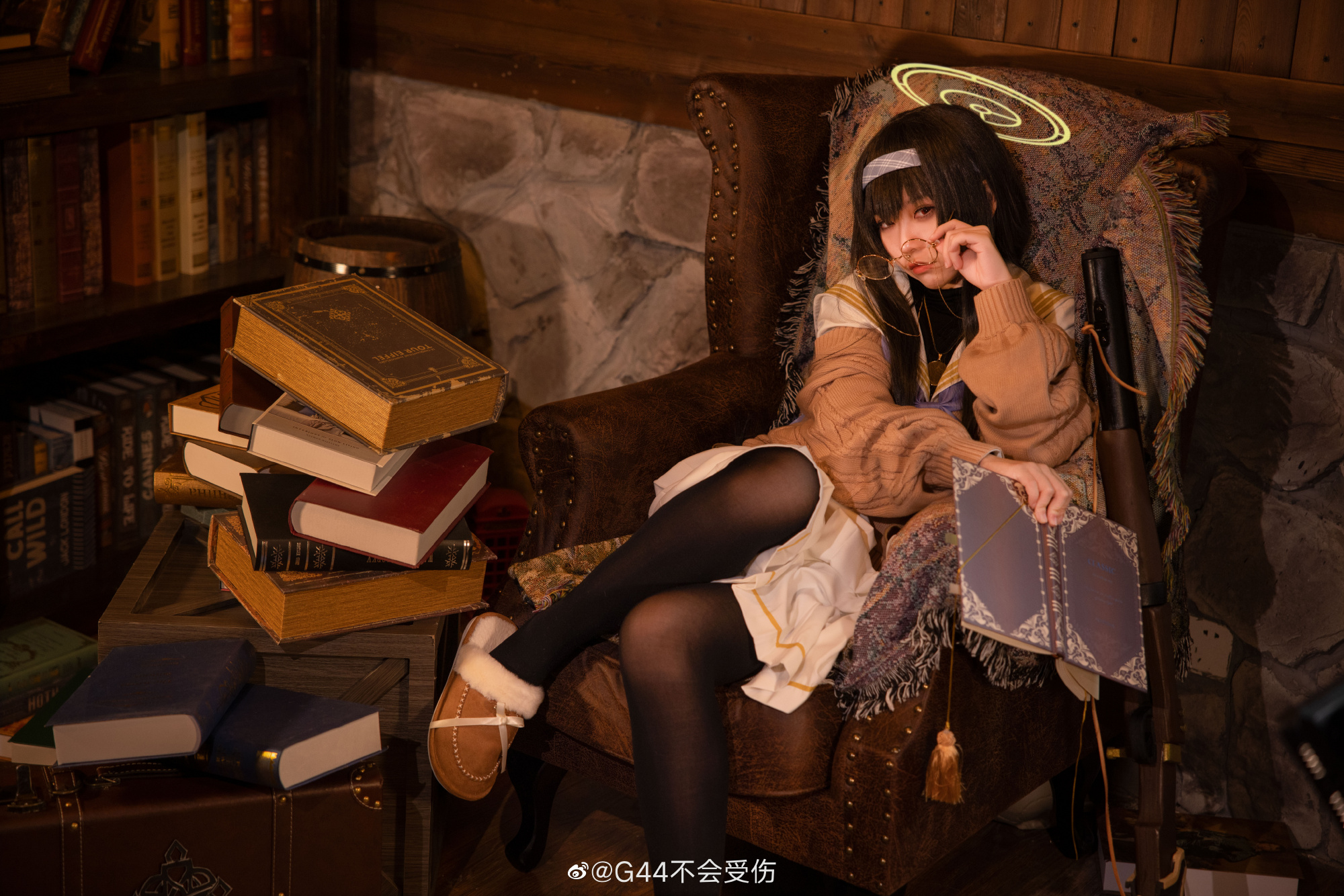 【COS】碧蓝档案 古关忧@G44不会受伤 COSPLAY-第1张