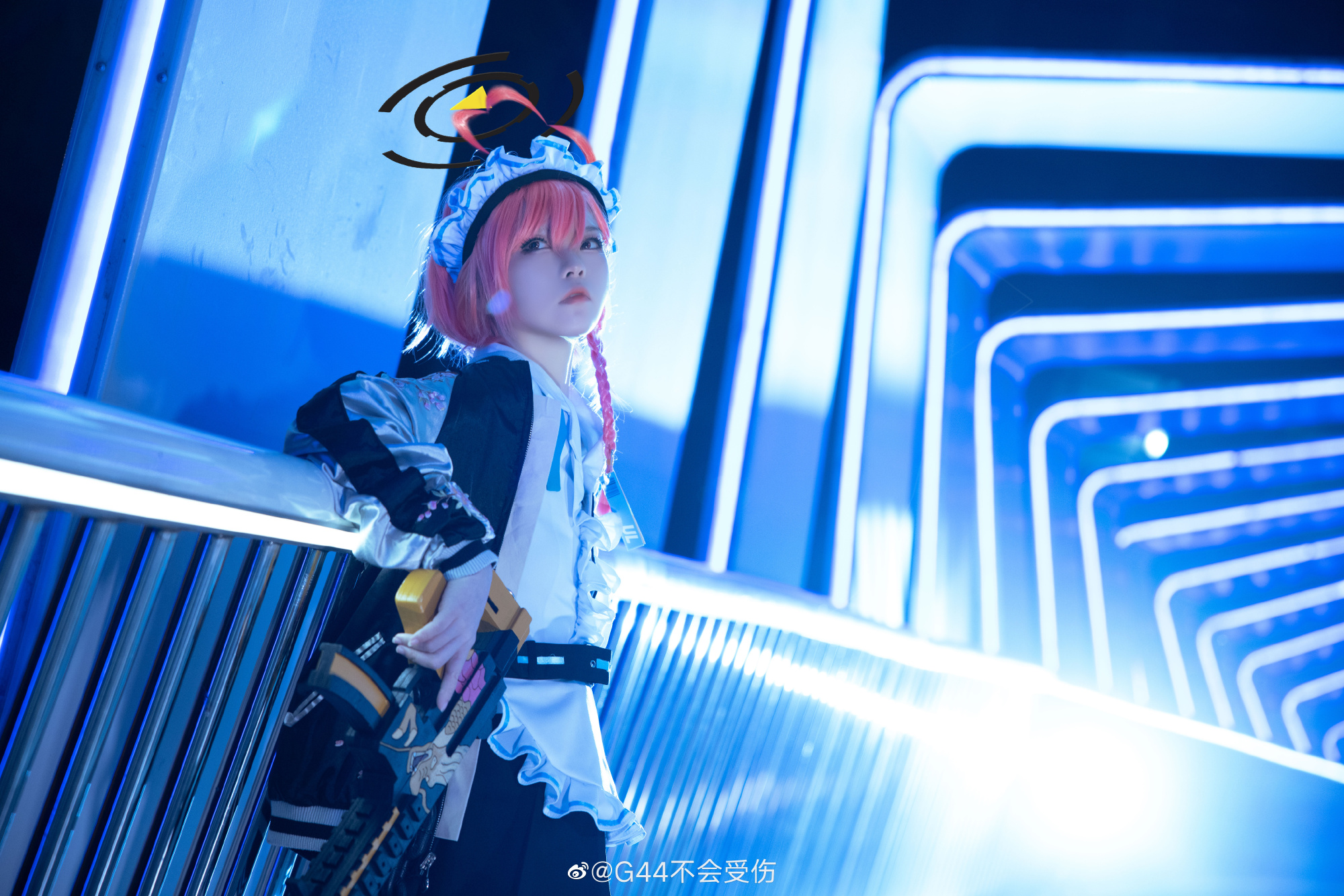 【COS】碧蓝档案 美甘尼禄@G44不会受伤 COSPLAY-第4张