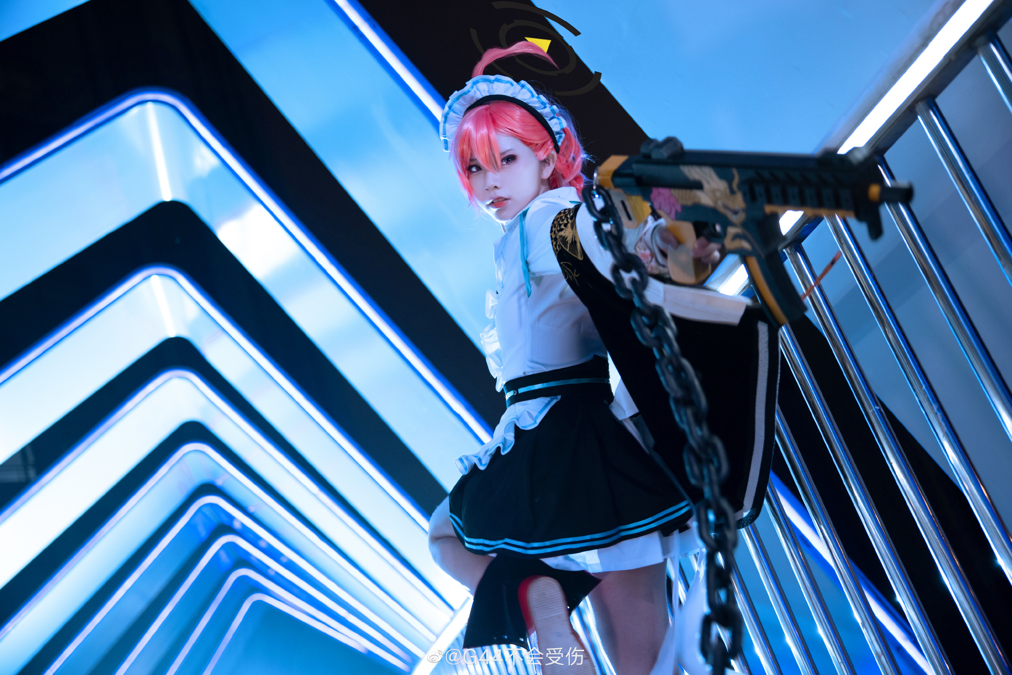 【COS】碧蓝档案 美甘尼禄@G44不会受伤 COSPLAY-第6张