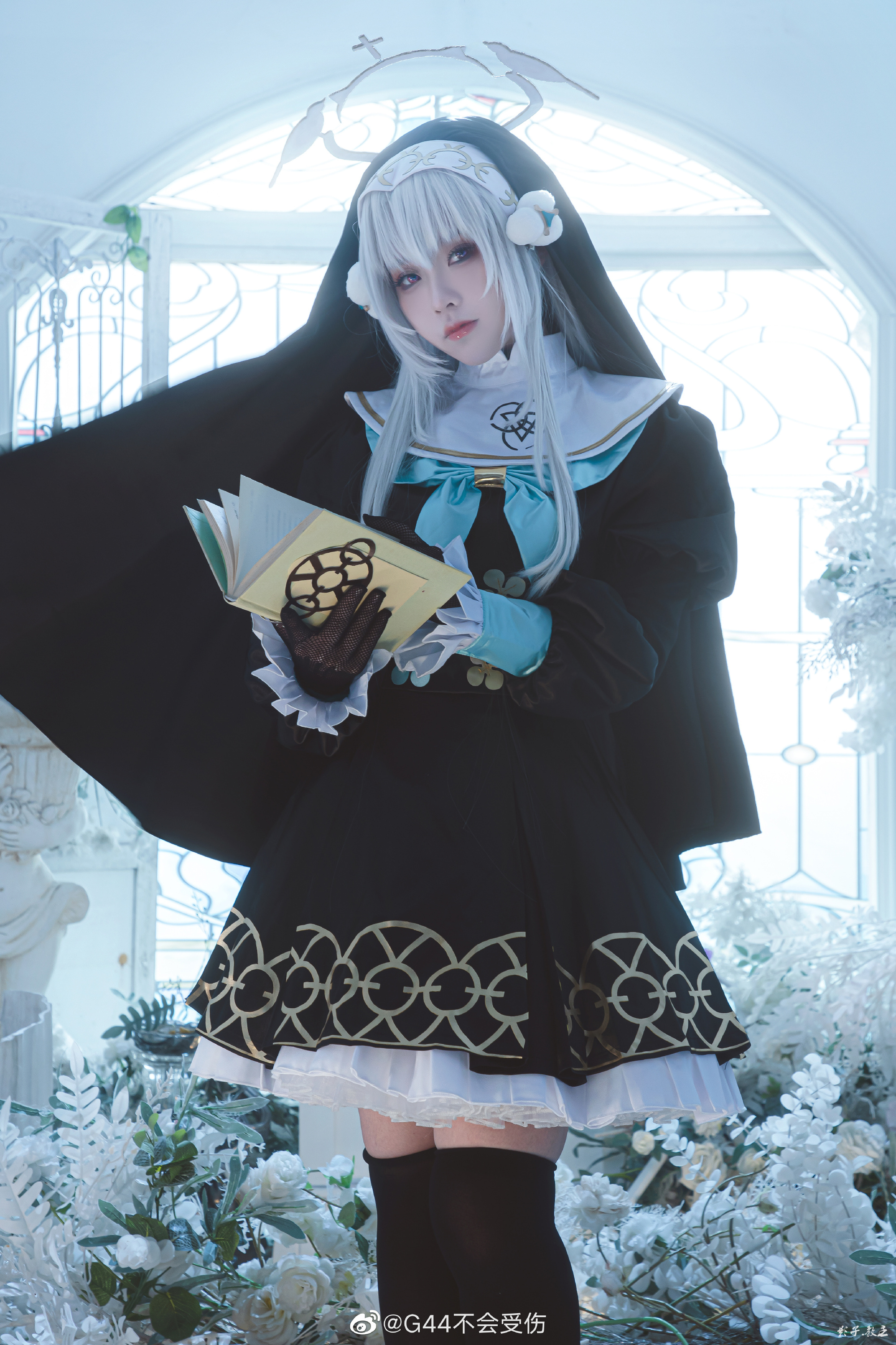 -请赐予我们恩惠吧- 蔚蓝档案 歌住樱子@G44不会受伤 COSPLAY-第4张