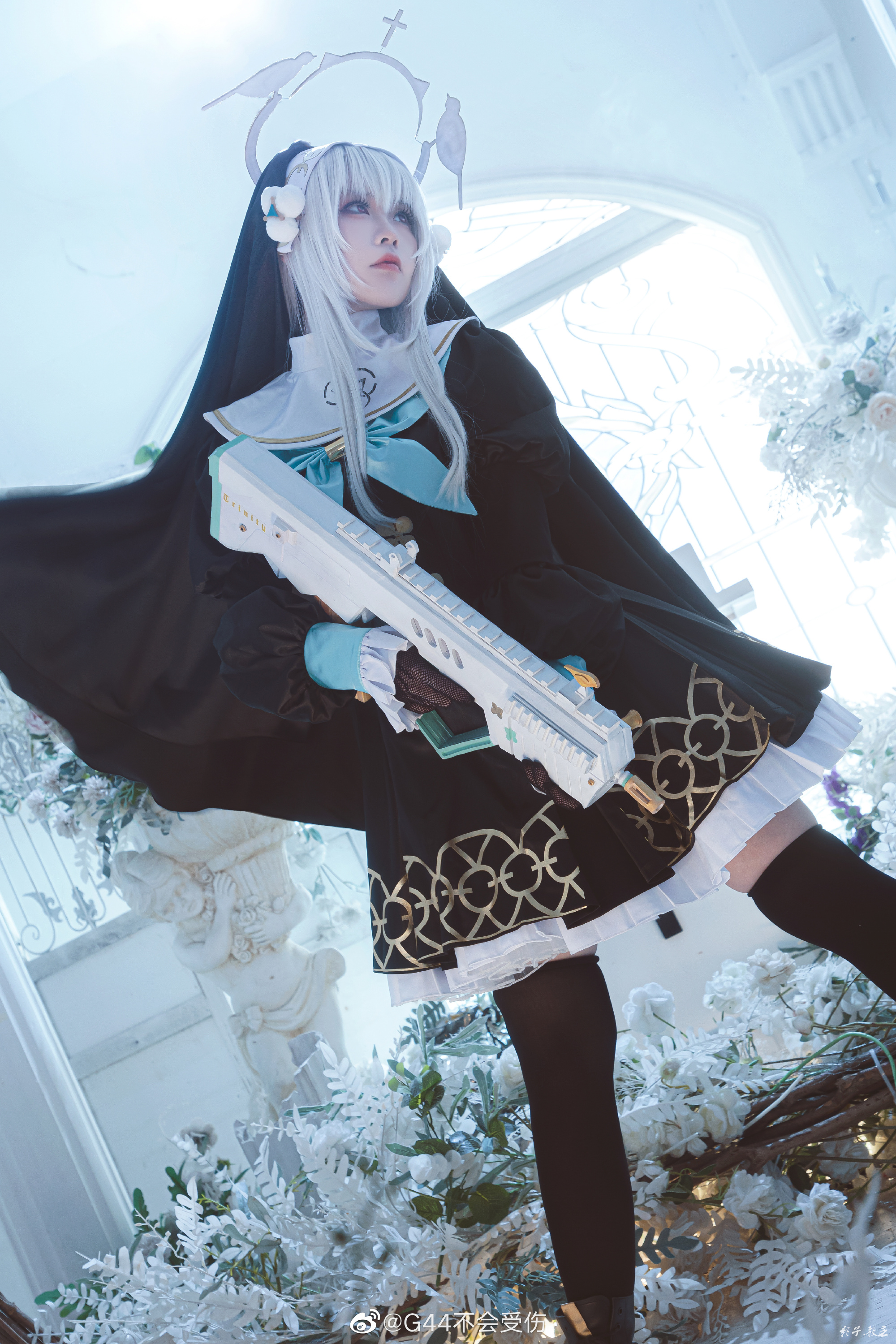 -请赐予我们恩惠吧- 蔚蓝档案 歌住樱子@G44不会受伤 COSPLAY-第7张