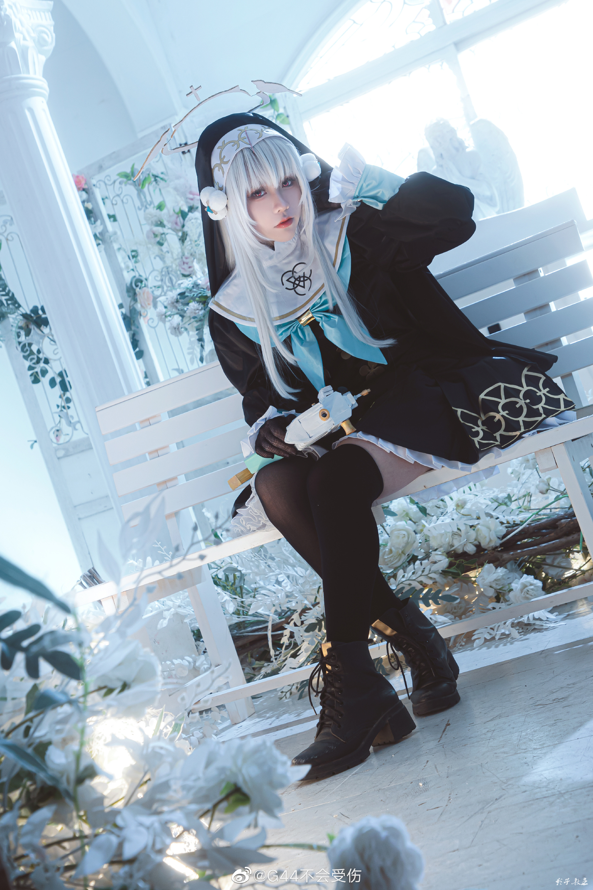-请赐予我们恩惠吧- 蔚蓝档案 歌住樱子@G44不会受伤 COSPLAY-第11张