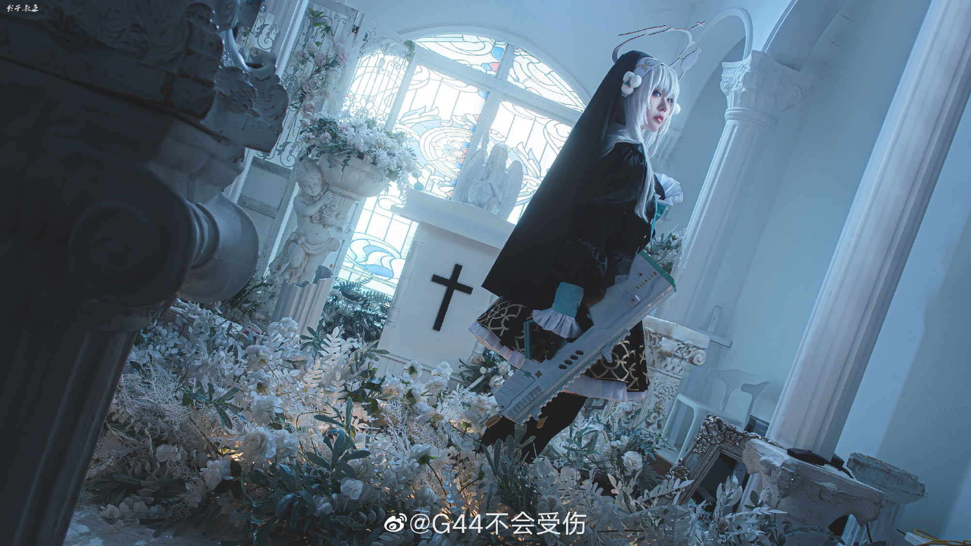 -请赐予我们恩惠吧- 蔚蓝档案 歌住樱子@G44不会受伤 COSPLAY-第13张