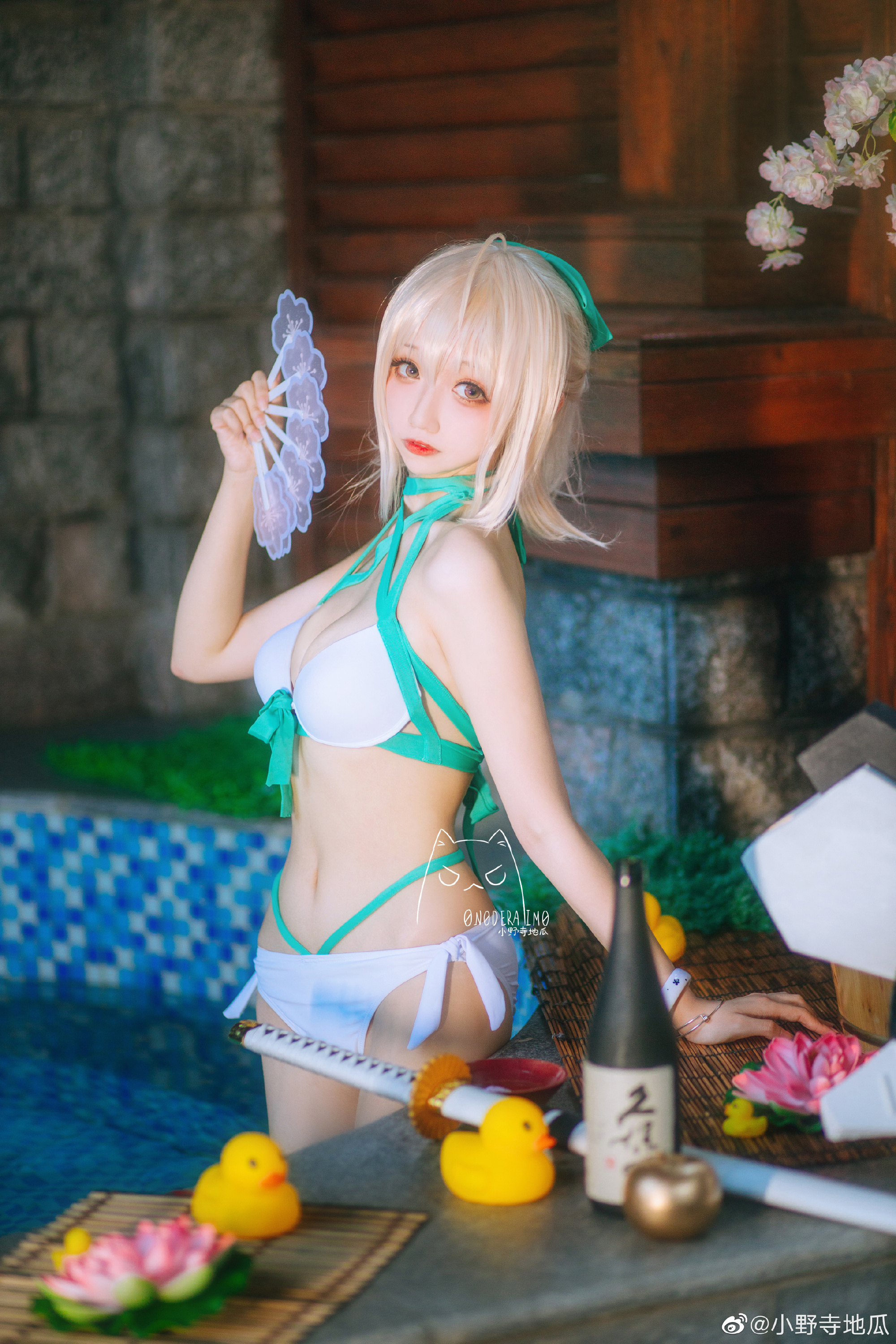 【COS正片】泳装冲田小姐，大，大，大胜利～！FGO  冲田总司@小野寺地瓜 COSPLAY-第7张