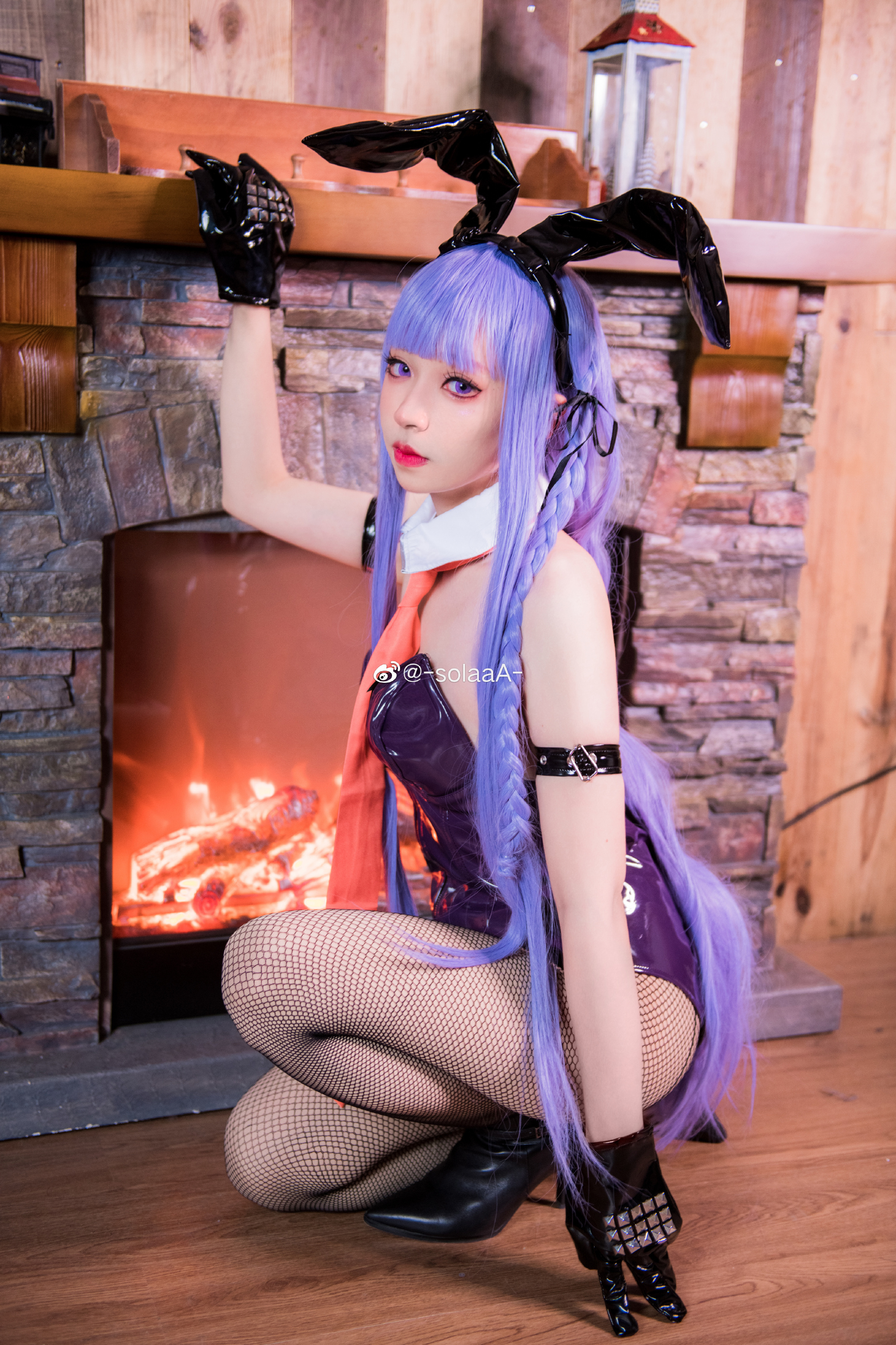 弹丸论破 雾切响子 兔女郎 @-solaaA- COSPLAY-第9张