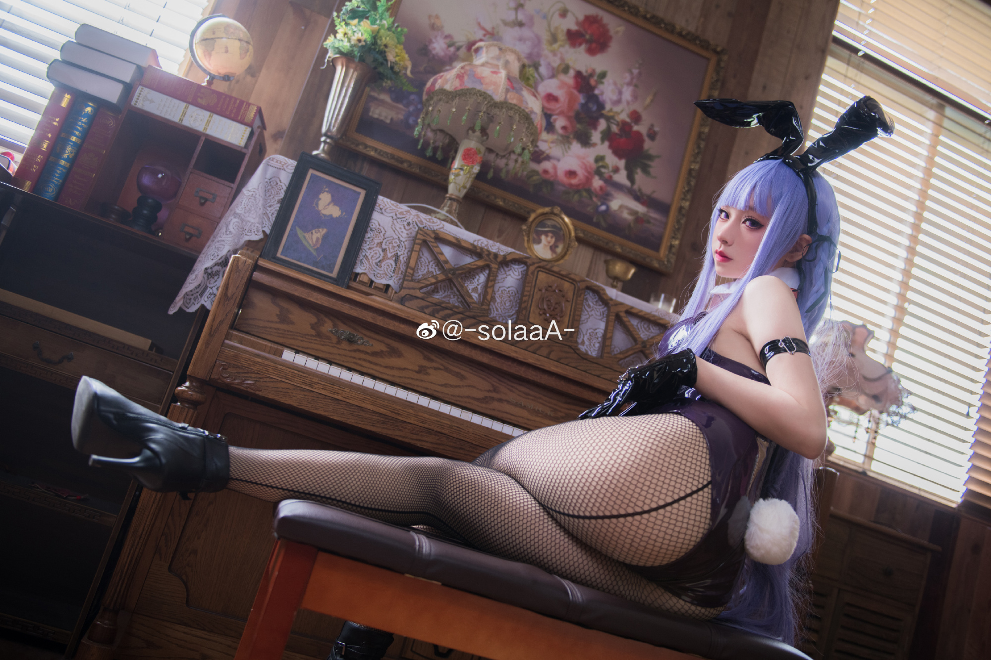 弹丸论破 雾切响子 兔女郎 @-solaaA- COSPLAY-第6张