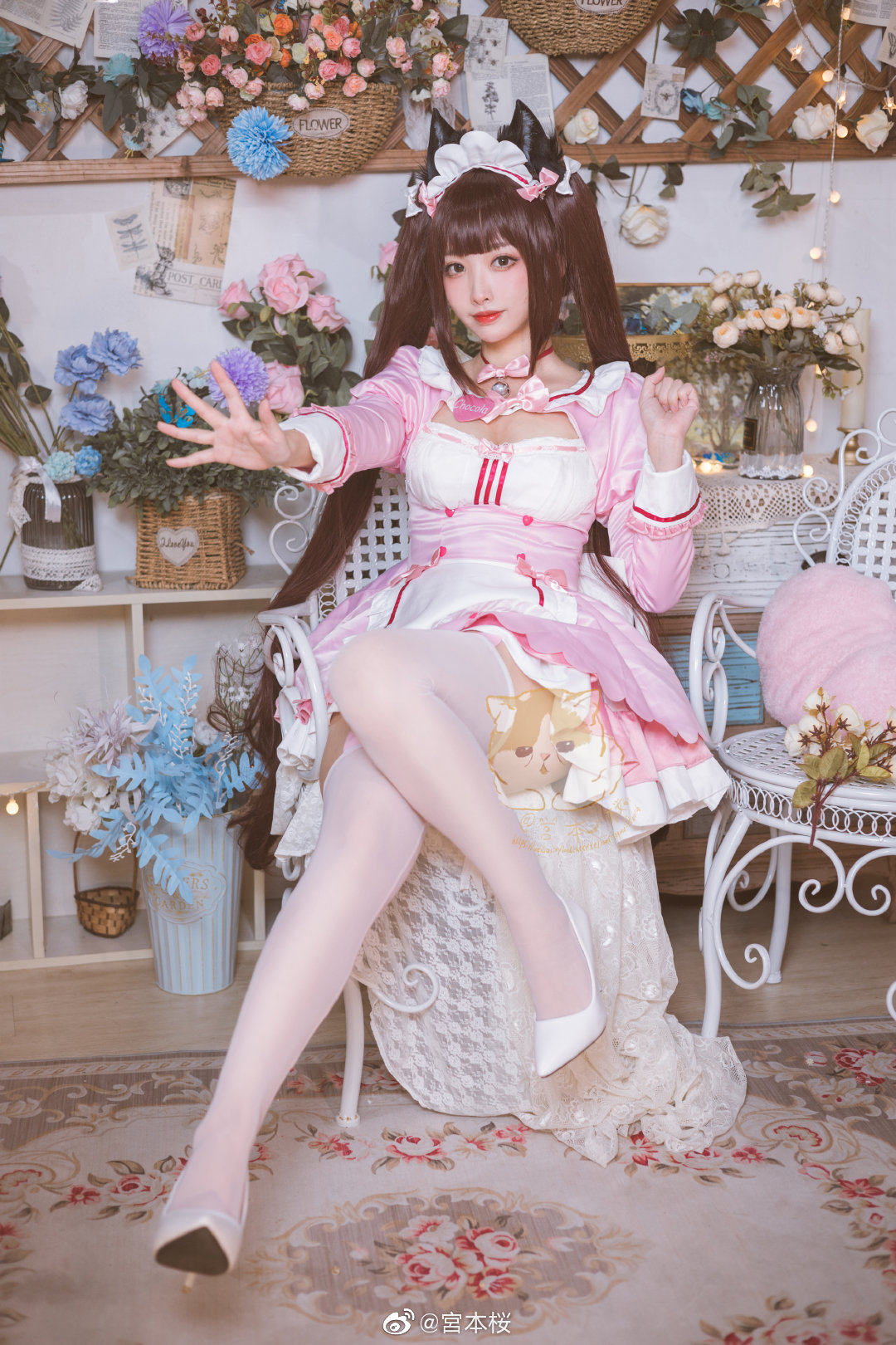 【COS】巧克力与香子兰 巧克力@宮本桜 X 香草@-二佐Nisa- COSPLAY-第12张