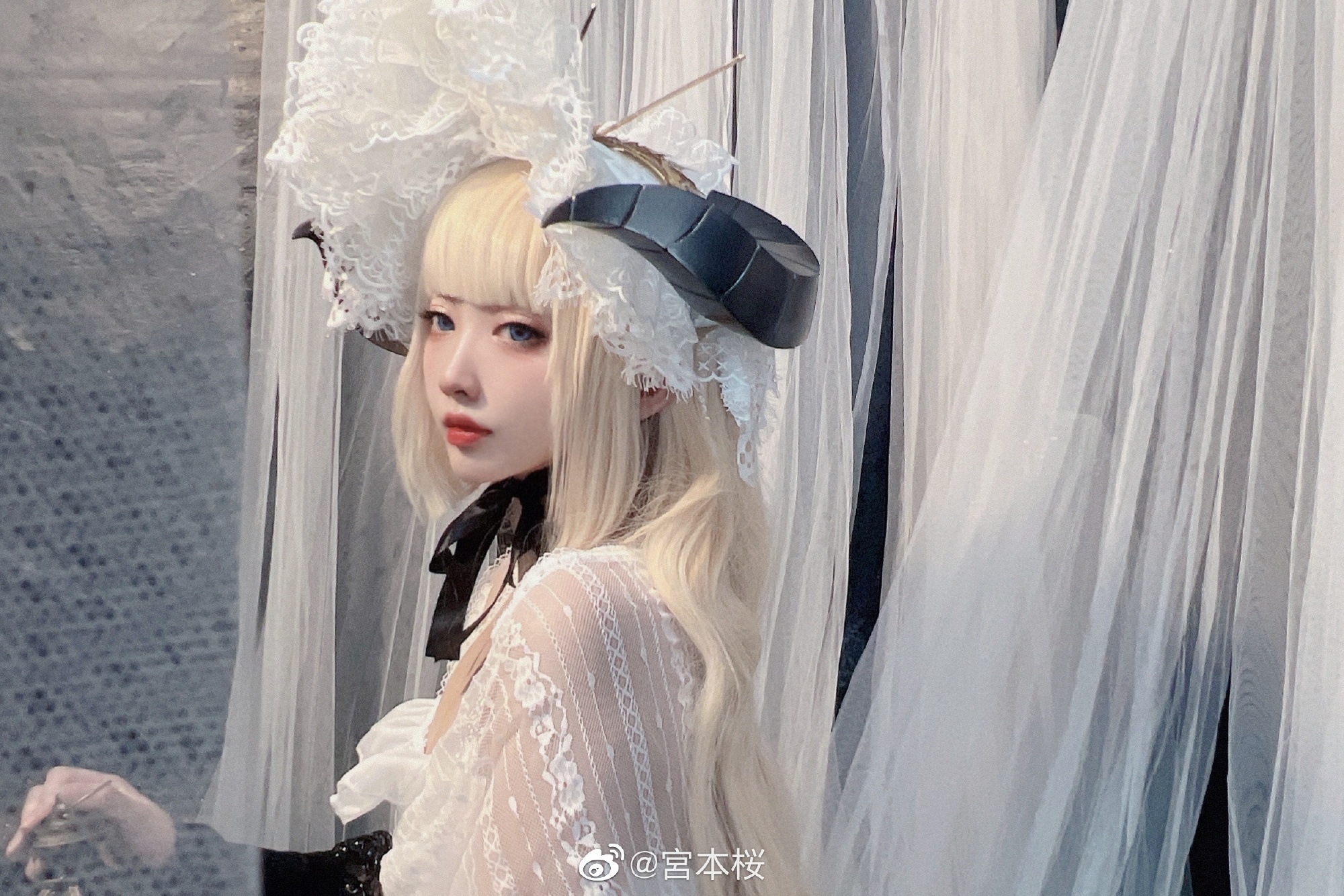 【COS正片】人偶与梦之茧 明日方舟 夜莺@宮本桜 COSPLAY-第6张