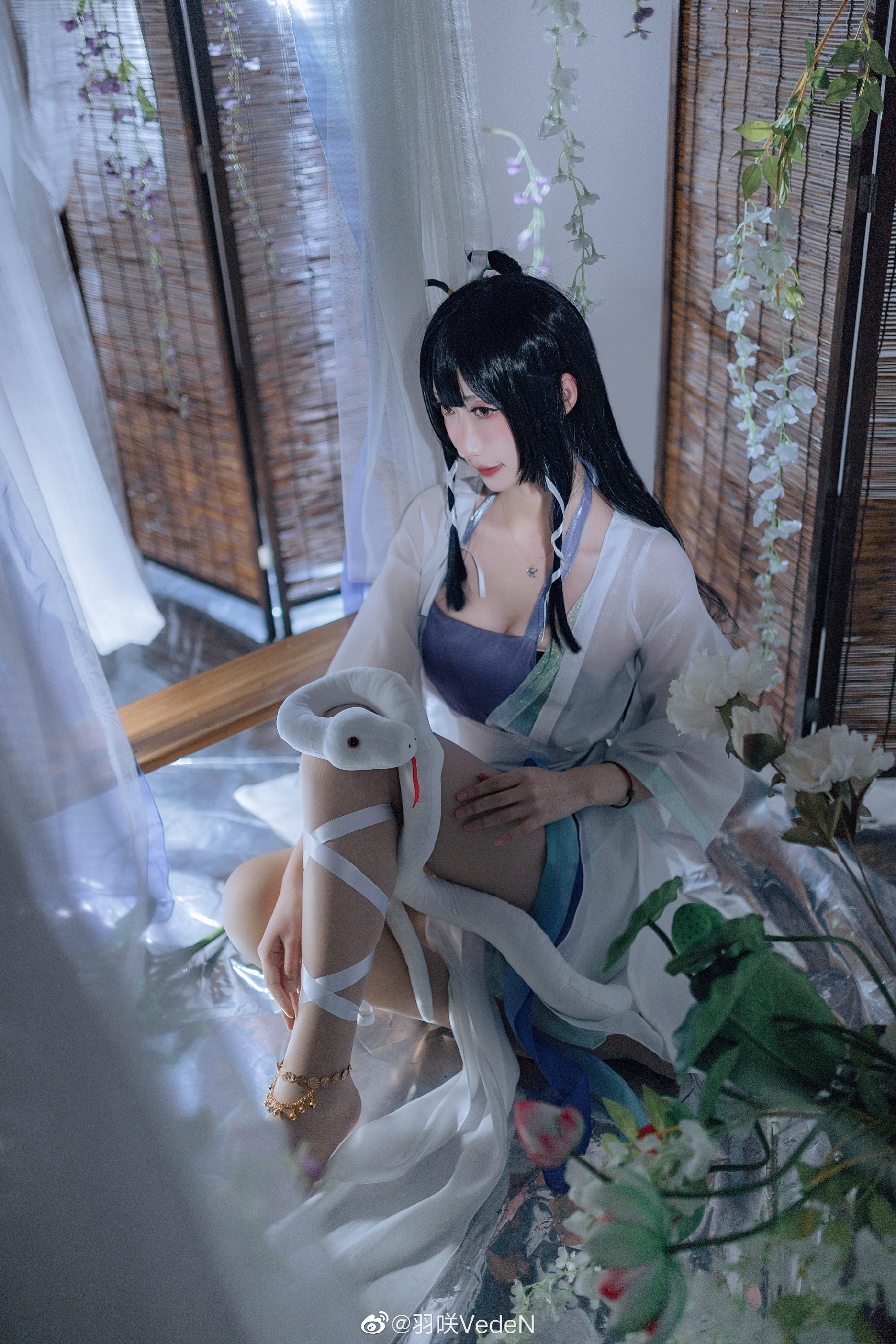 【COS正片】少女前线cos 95式·素白濯清涟@羽咲VedeN COSPLAY-第13张