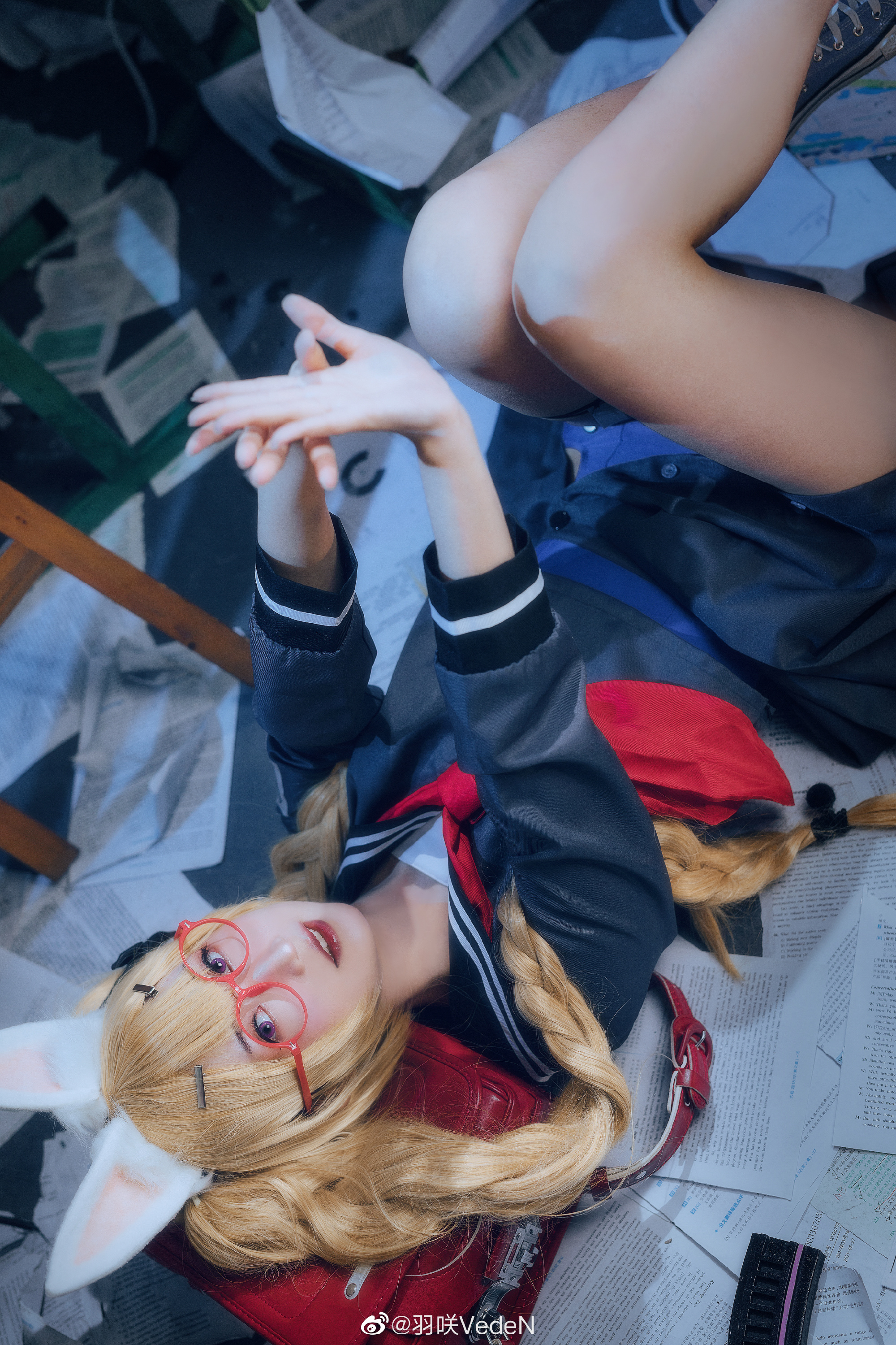 【COS】要认真给本小姐的特攻服绣字哦！少女前线 SR-3MP@羽咲VedeN COSPLAY-第10张