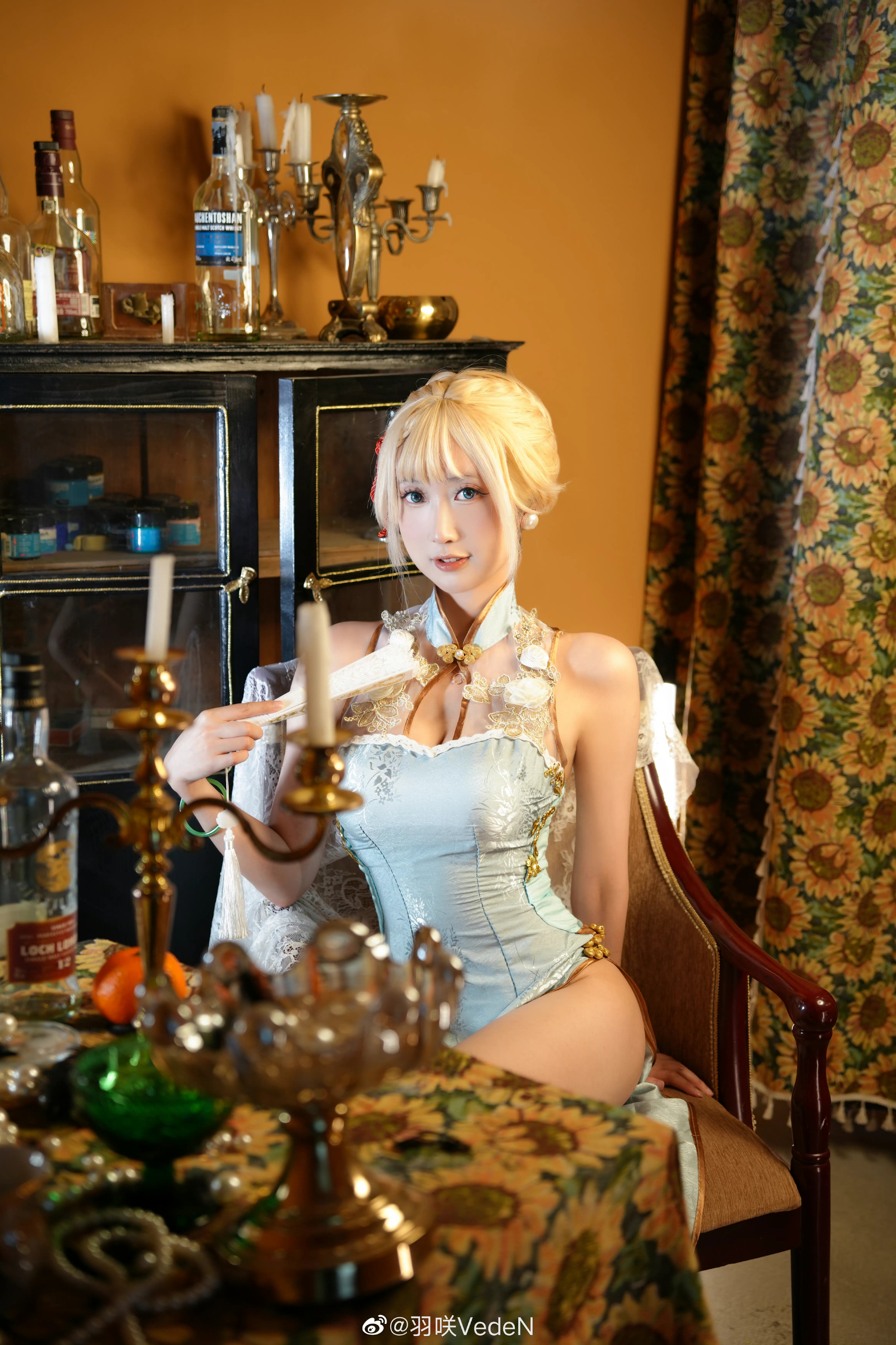【COS】落日桐阴转，微风栀子香。少女前线cos G36·玉瓯立@羽咲VedeN COSPLAY-第2张