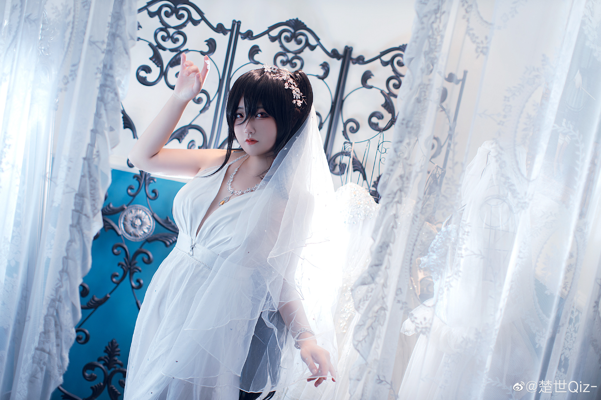 【COS】碧蓝航线 大凤cos花嫁@楚世Qiz- COSPLAY-第7张