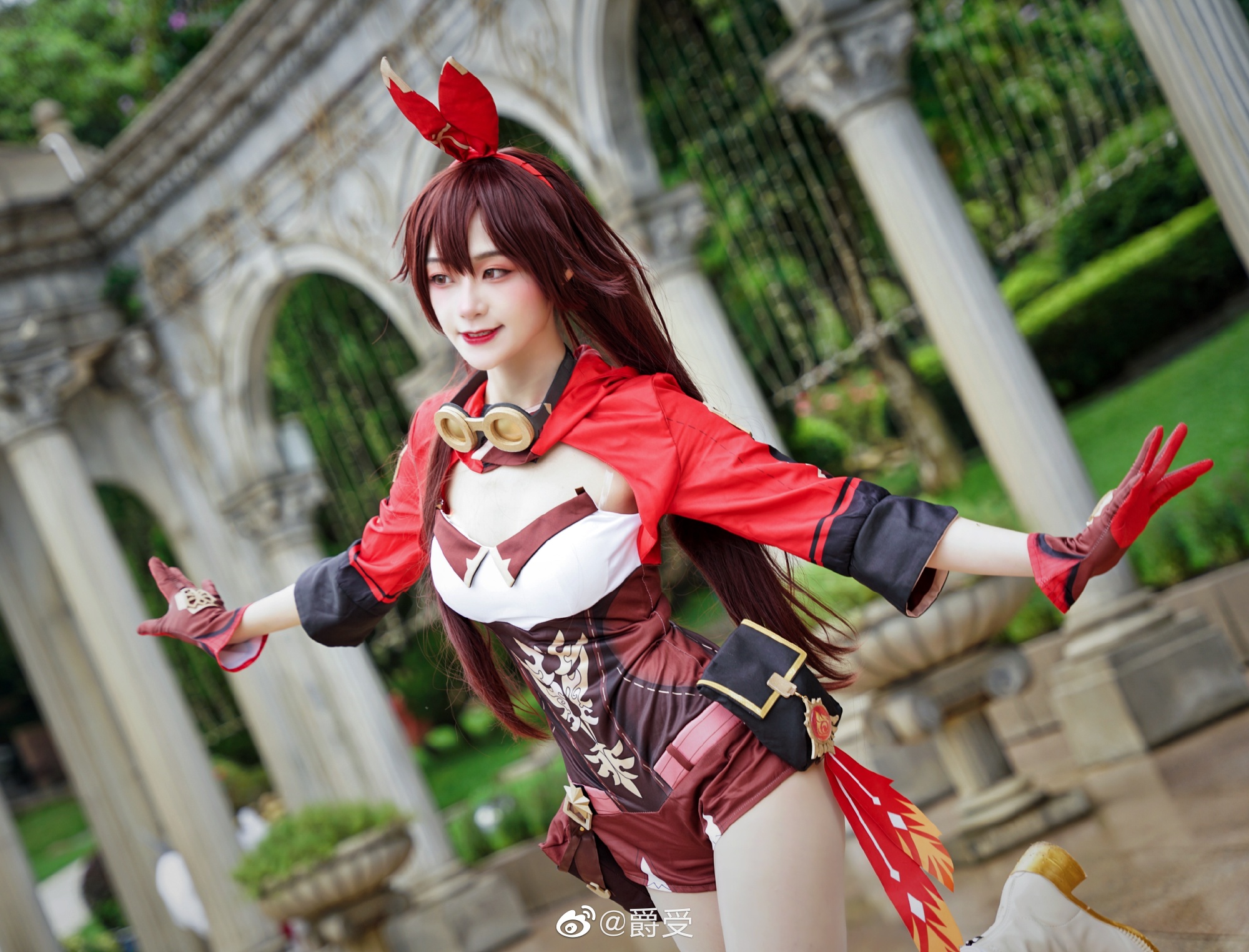 【COS】啊，那里怎么那么热闹？ 原神 公爵的新装安柏@爵受 COSPLAY-第2张