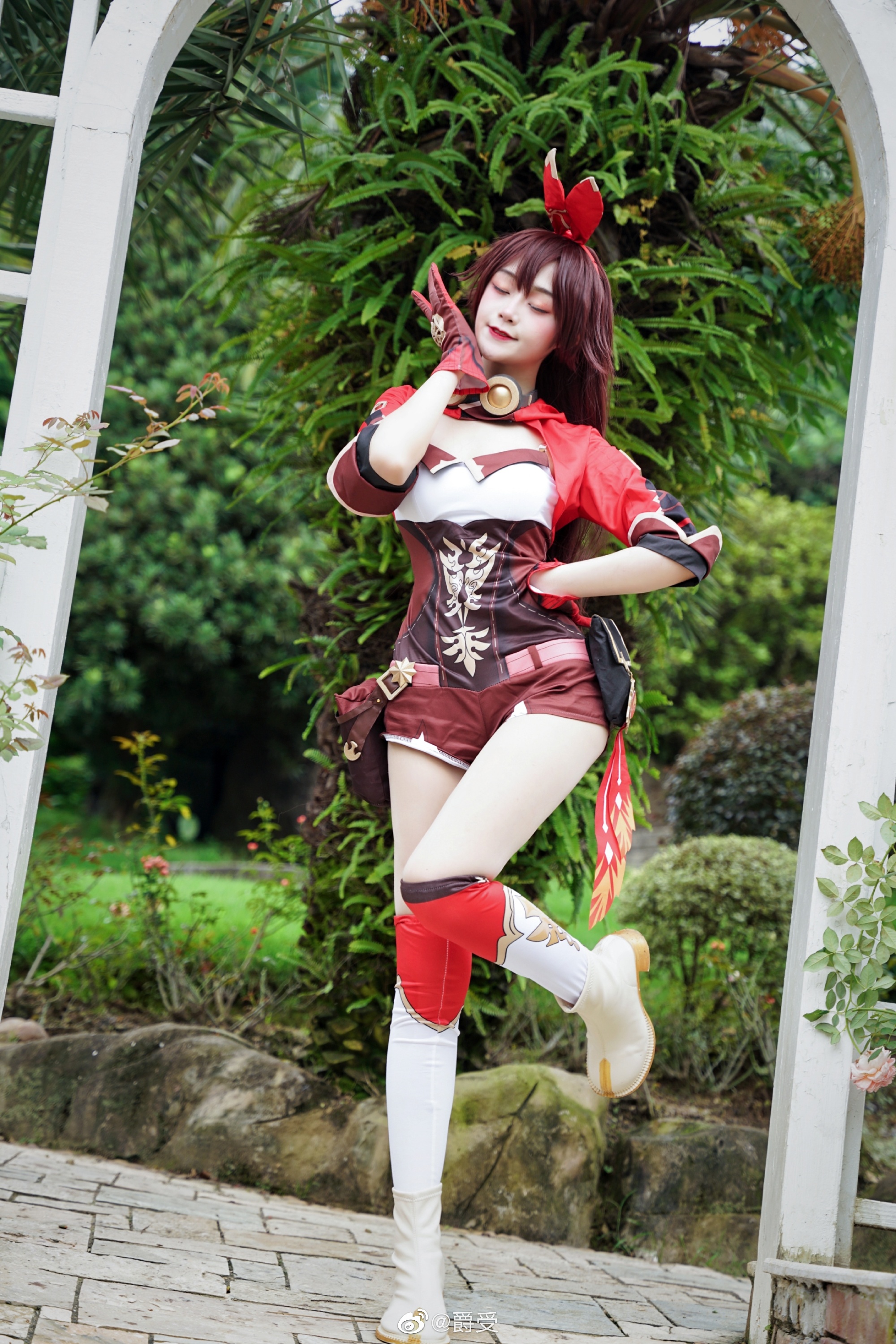 【COS】啊，那里怎么那么热闹？ 原神 公爵的新装安柏@爵受 COSPLAY-第11张