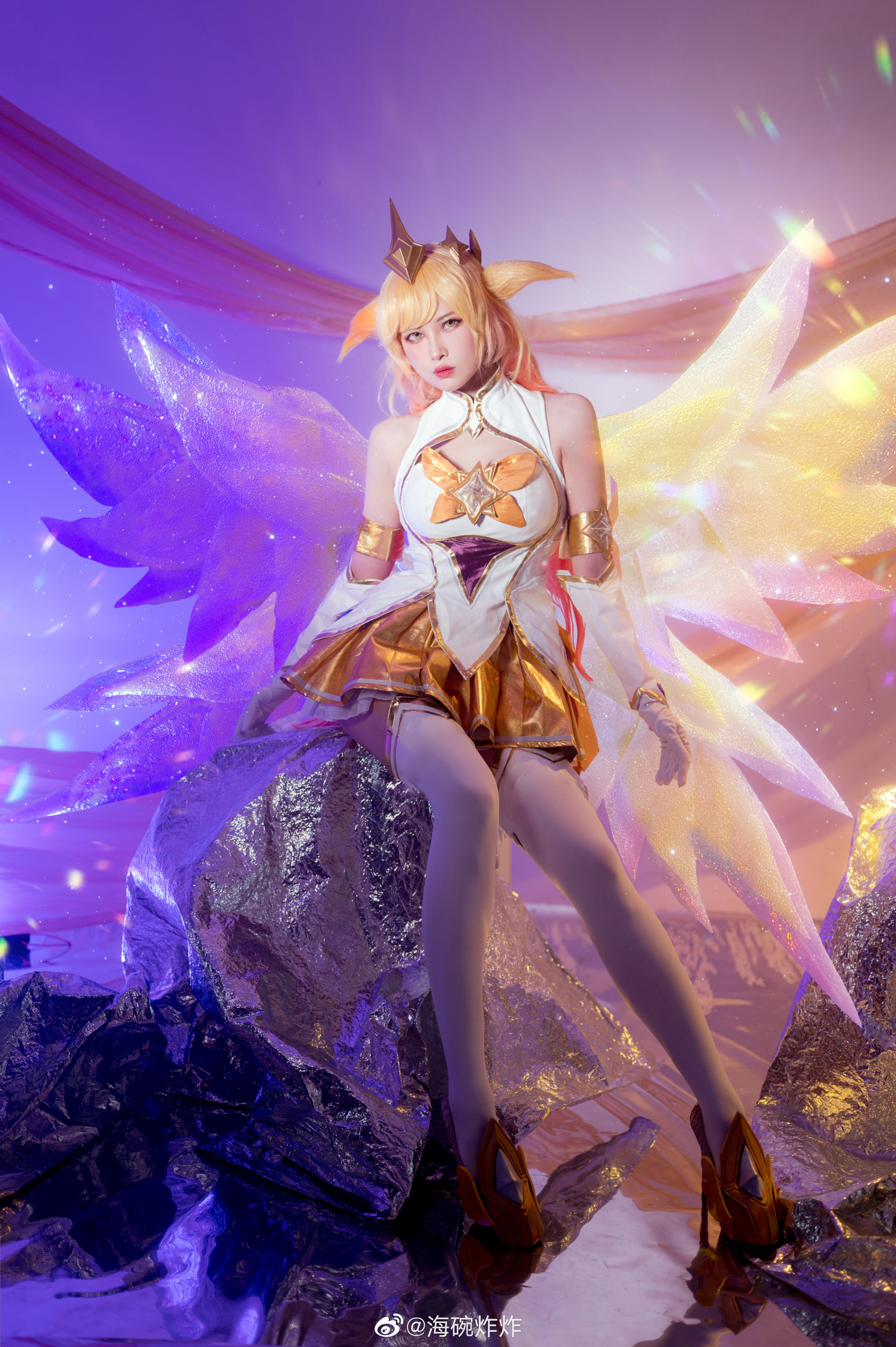 【COS】英雄联盟 星之守护者 索拉卡@海碗炸炸 COSPLAY-第2张