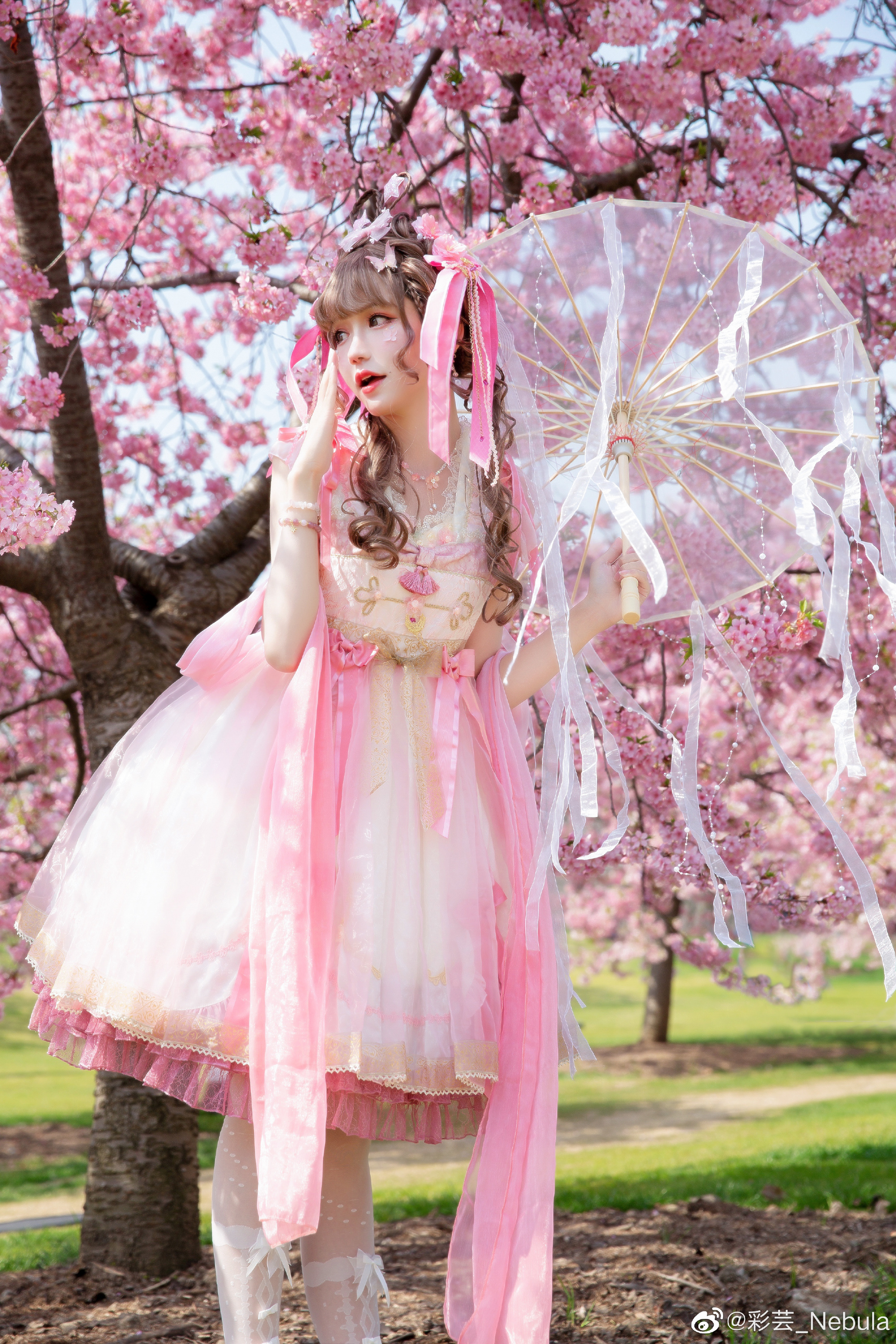 图片[1]-【LOLITA】lolita装扮 天国少女2.0 @彩芸_Nebula-米哈社