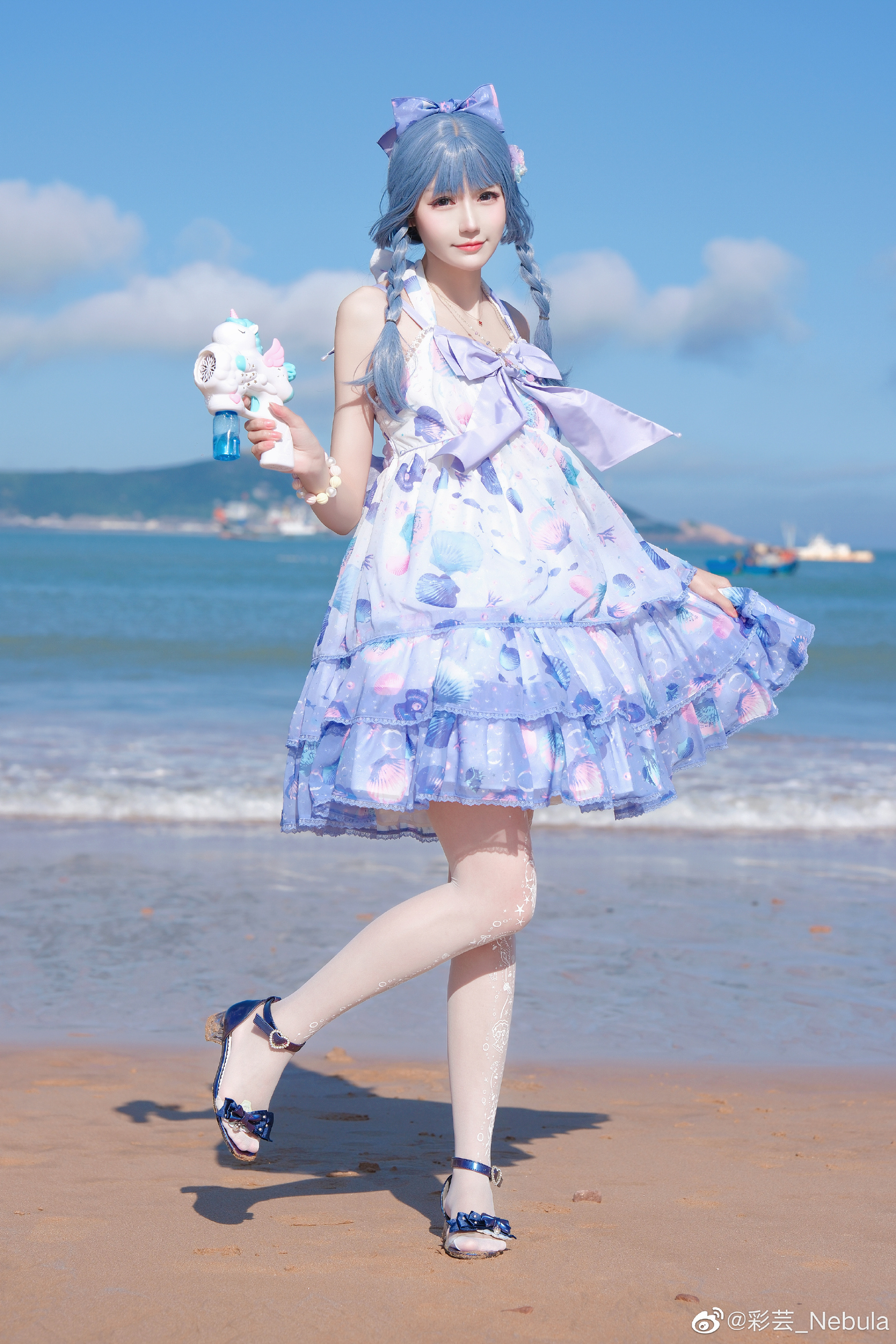 Lolita 贝壳🌊大海🏖️沙滩🌞阳光@彩芸_Nebula COSPLAY-第15张