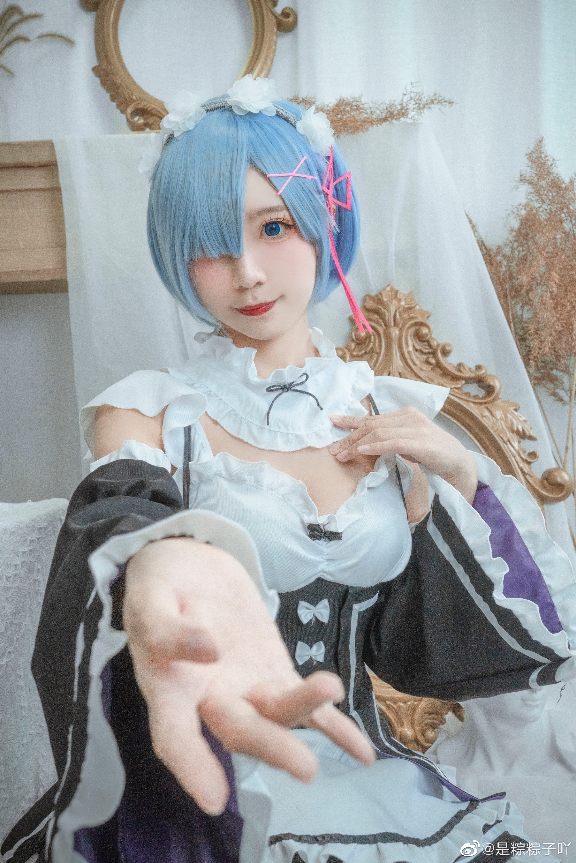 【cos正片】Re：从零开始的异世界生活 蕾姆cos@是粽粽子吖 COSPLAY-第5张